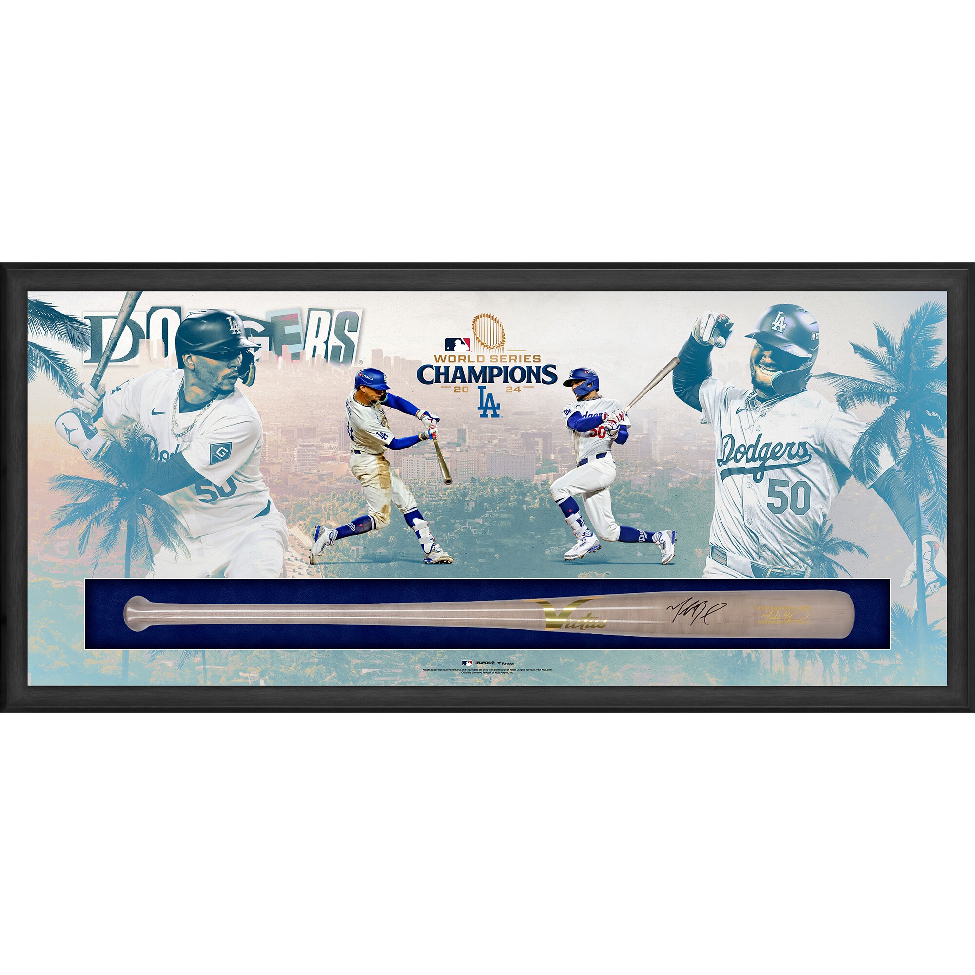 【MLB公式ホログラム付】MLB ドジャース ムーキー・ベッツ 直筆サイン入り バット Fanatics（ファナティクス） (AUT 24 WS CHAMP FR BAT 45588)