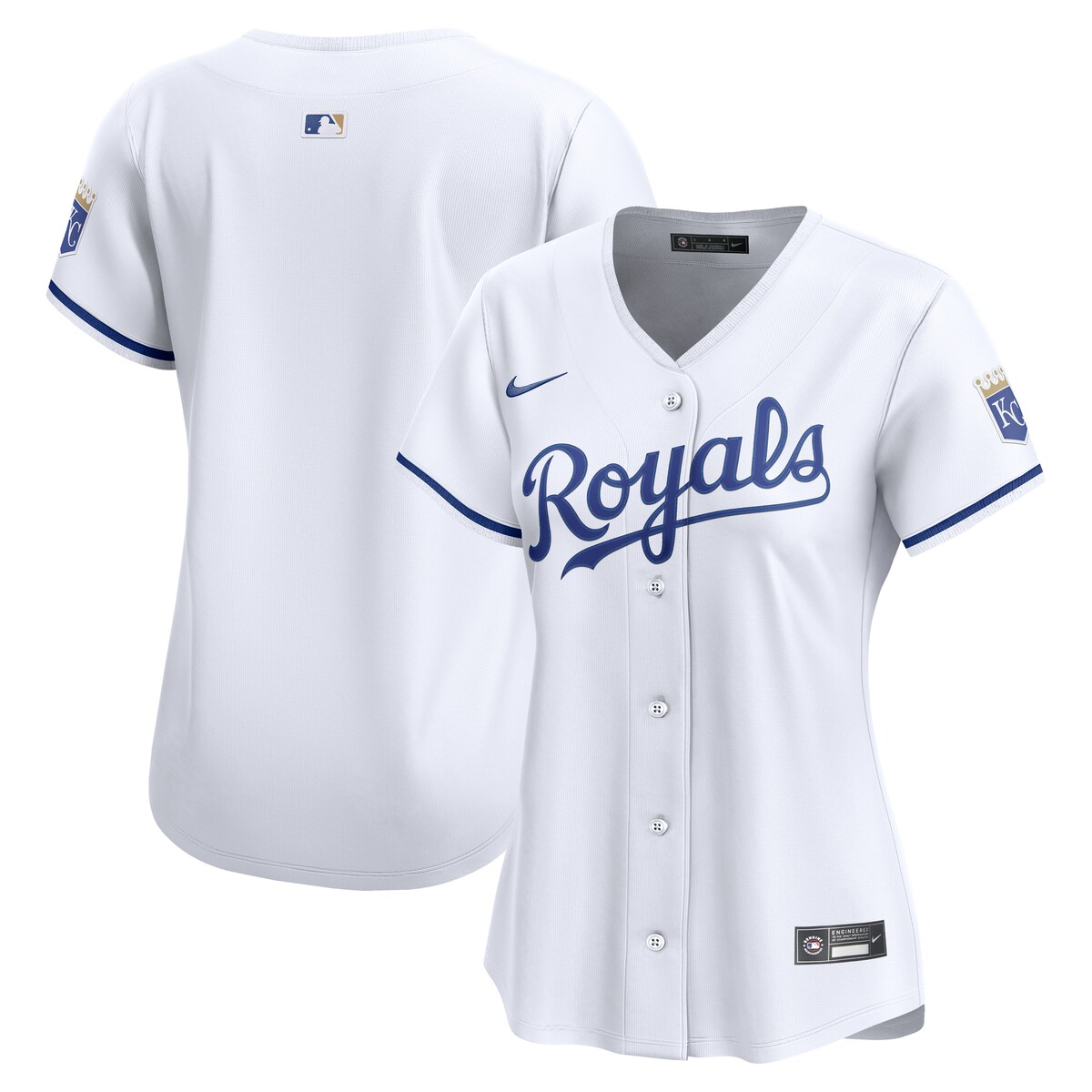 【公式グッズ】MLB ロイヤルズ ホーム リミテッド ユニフォーム Nike/ナイキ レディース ホワイト (SP25 Nike Womens Limited Blank Jersey)