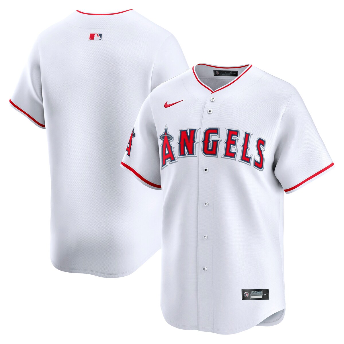 【公式グッズ】MLB エンゼルス ユニフォーム Nike/ナイキ メンズ ホワイト (2025 Men's Limited Blank Jerseys)