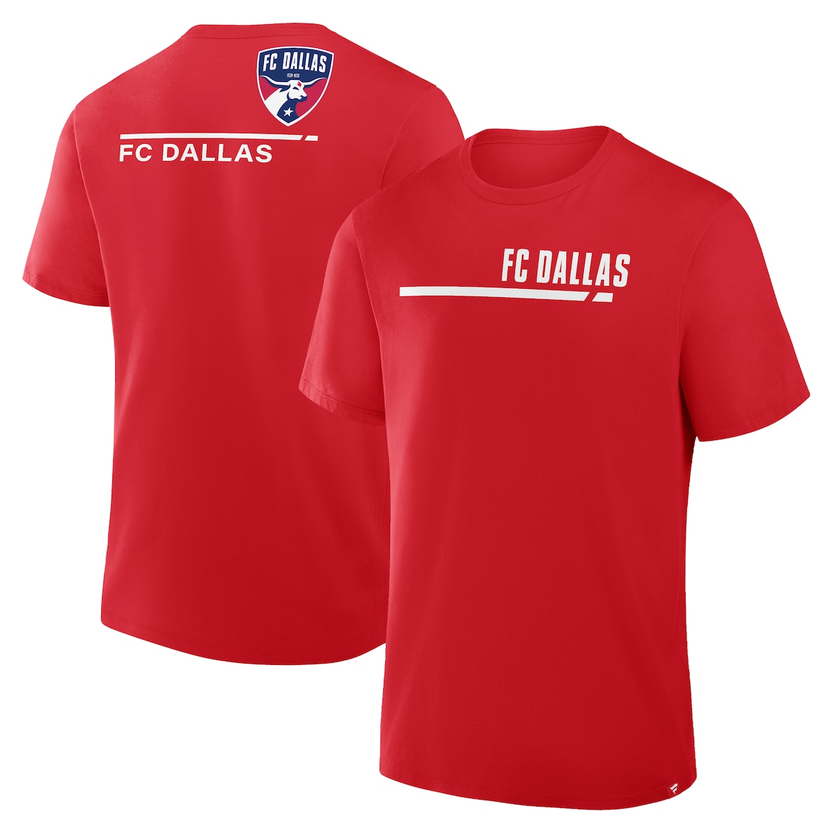 【公式グッズ】MLS FCダラス Tシャツ Fanatics/ファナティクス メンズ レッド (NUT S25 Men's Corner Kick Legacy Cotton Tee)
