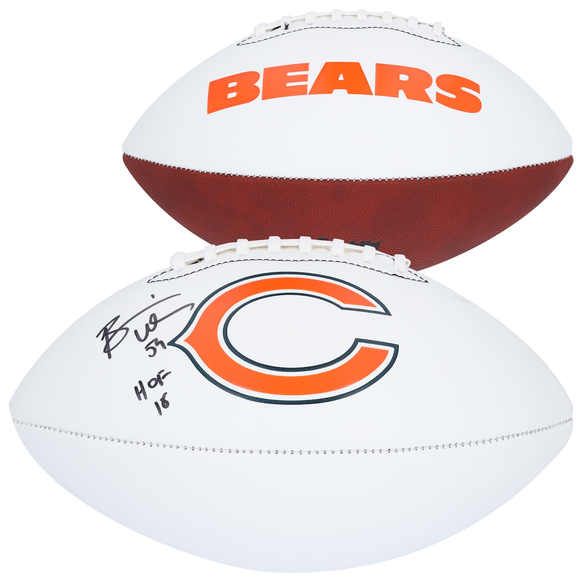 【公式シリアル番号付】NFL ベアーズ ブライアン・アーレーチャー 直筆サイン入り フットボール Fanatics Authentic/ファナティクスオーセンティック (AUT FOOTBALL-WHITE PANEL 45435)|Fanatics公式ストア 店