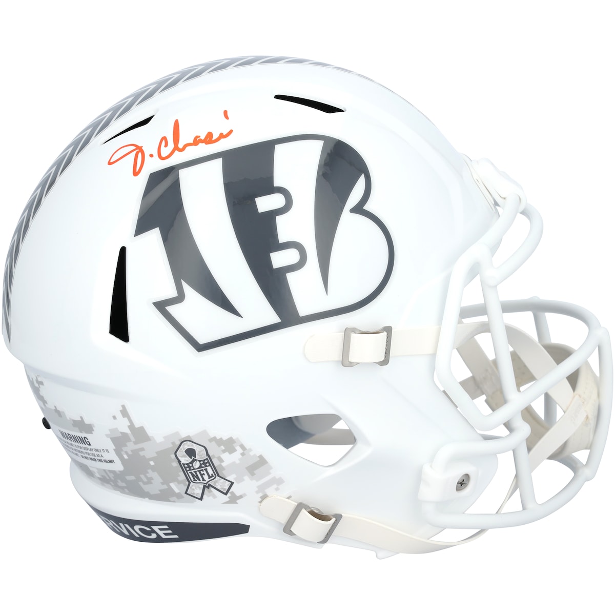 【公式シリアル番号付】NFL ベンガルズ ジャマー・チェイス 直筆サイン入り ヘルメット Fanatics Authentic/ファナティクスオーセンティック (AUT REP HELMET 45713)｜Fanatics公式ストア 店 73,413円