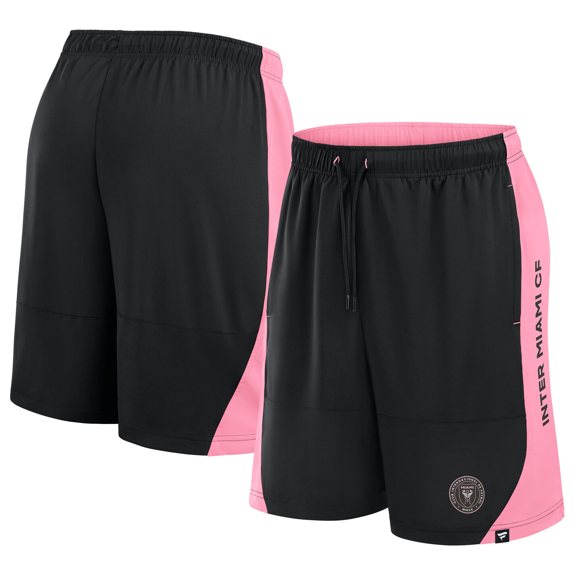 【公式グッズ】MLS インテルマイアミCF ハーフパンツ Fanatics/ファナティクス メンズ ブラック (NUT S25 Men's Throw In Short)｜Fanatics公式ストア 店