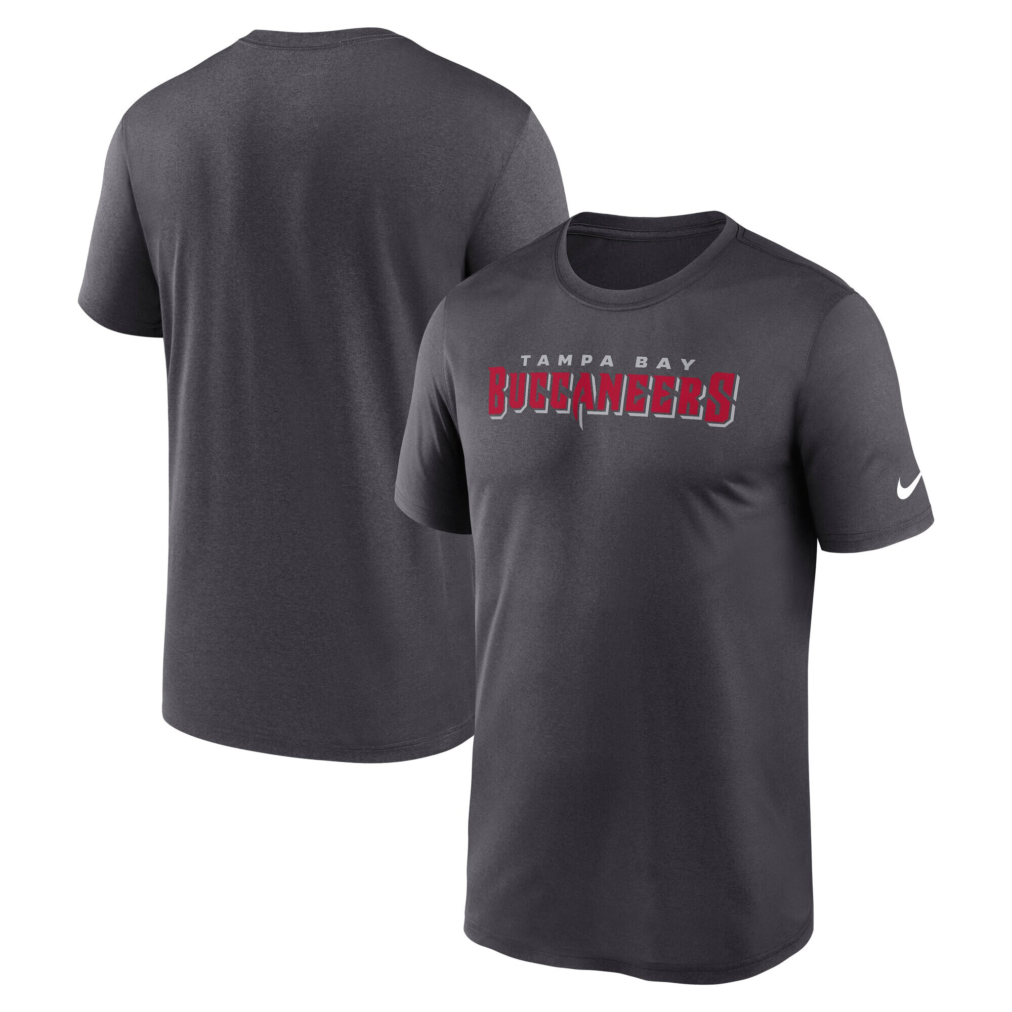 【公式グッズ】NFL バッカニアーズ Tシャツ Nike/ナイキ メンズ シルバーグレイ (25 Men's Nike Primetime Legend Wordmark Dri-Fit SST - R)｜Fanatics公式ストア 店
