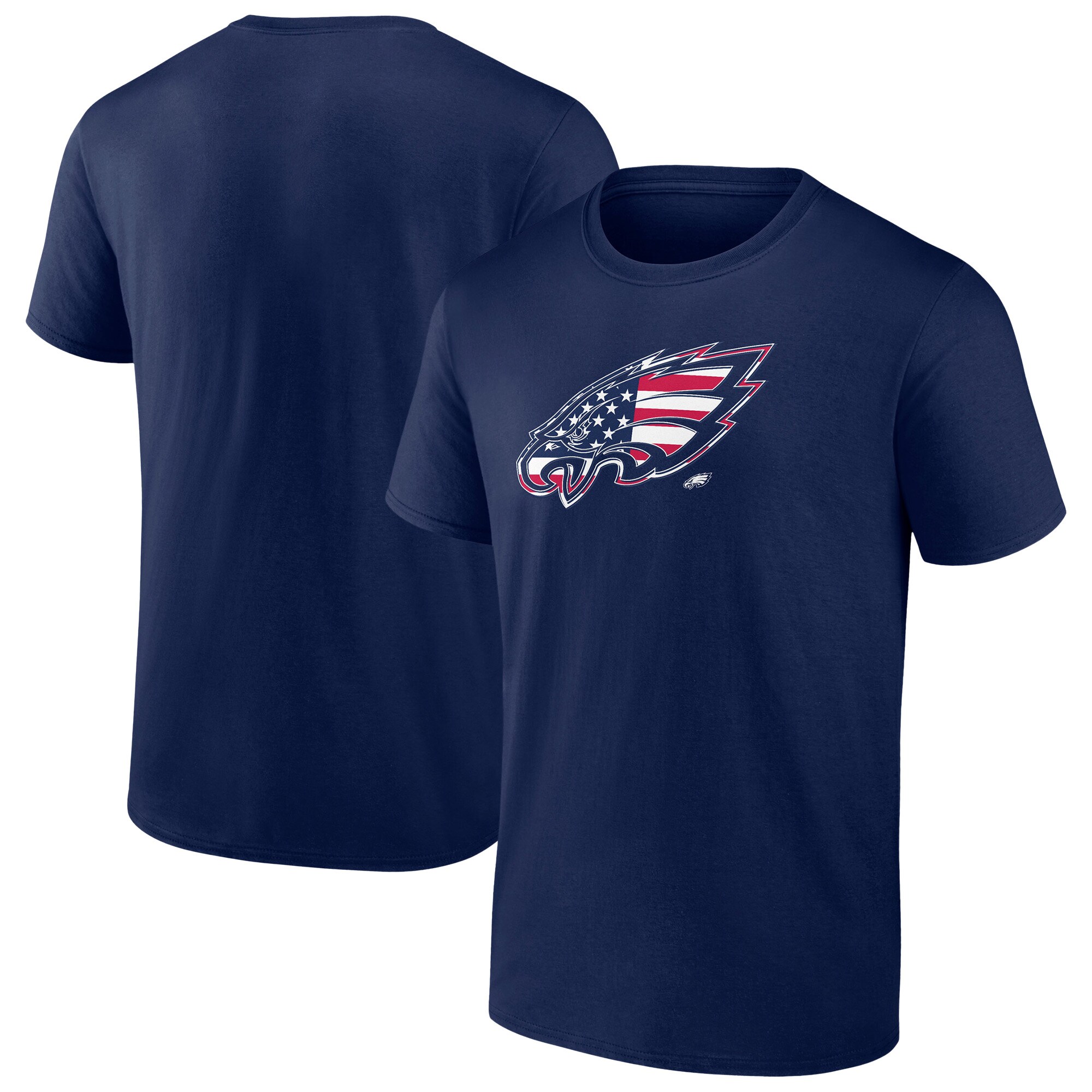 【公式グッズ】NFL イーグルス Tシャツ Fanatics/ファナティクス メンズ ネイビー (25 Men's B&T Americana SS Tee)