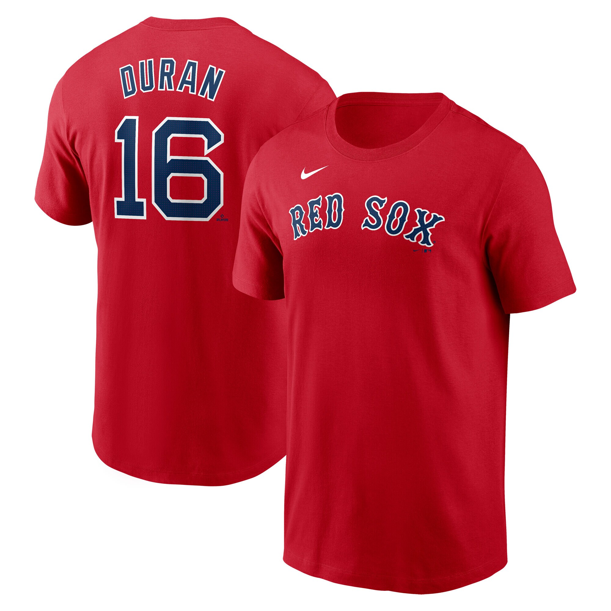 【公式グッズ】MLB レッドソックス ジャレン・デュラン Tシャツ Nike/ナイキ メンズ レッド (2025 Men's Nike Fuse N&N Tee)