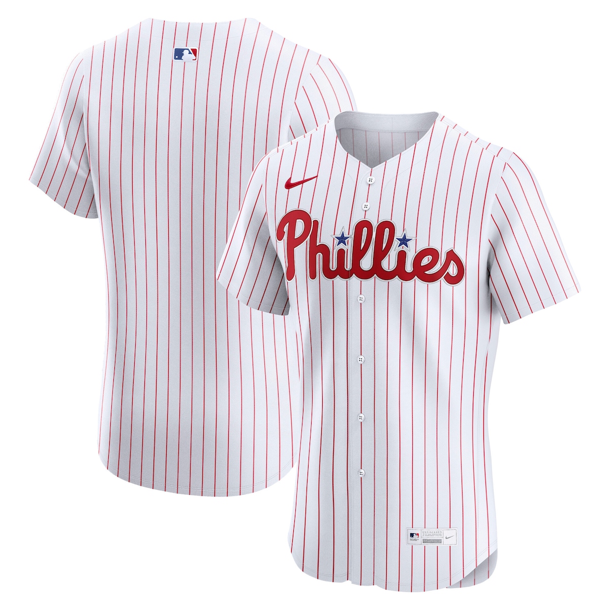 【公式グッズ】MLB フィリーズ ユニフォーム Nike/ナイキ メンズ ホワイト (Nike Elite Jersey Team Front - NO Patch)