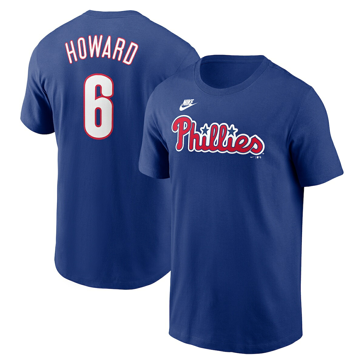 【公式グッズ】MLB フィリーズ ライアン・ハワード Tシャツ Nike/ナイキ メンズ ロイヤル (2025 Men's Nike Fuse N&N Tee - Cooperstown)｜Fanatics公式ストア 店