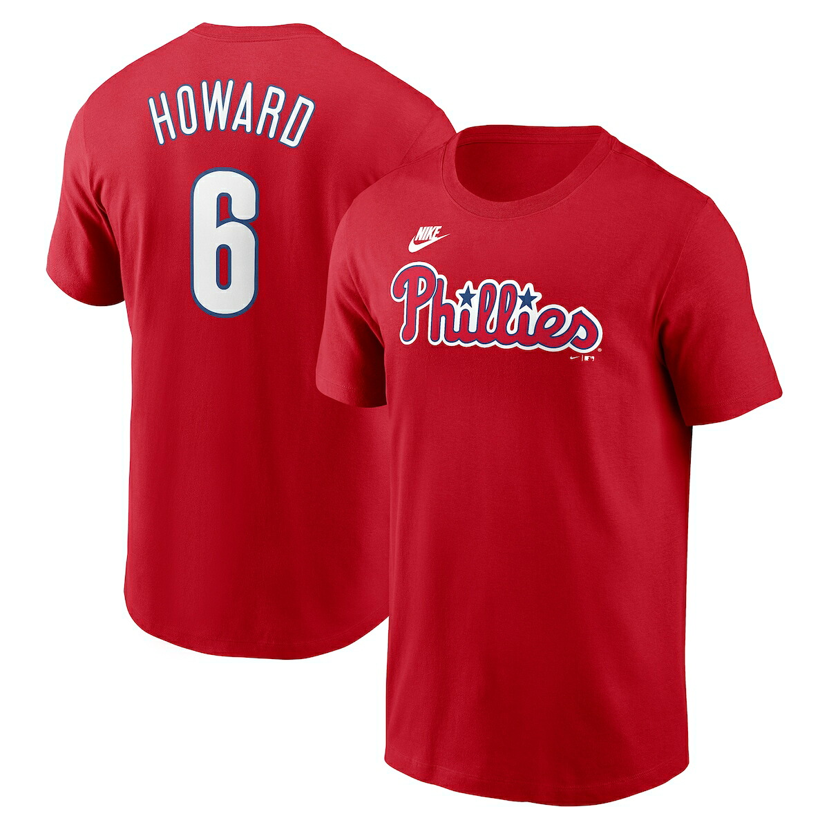 【公式グッズ】MLB フィリーズ ライアン・ハワード Tシャツ Nike/ナイキ メンズ レッド (2025 Men's Nike Fuse N&N Tee - Cooperstown)|Fanatics公式ストア 店