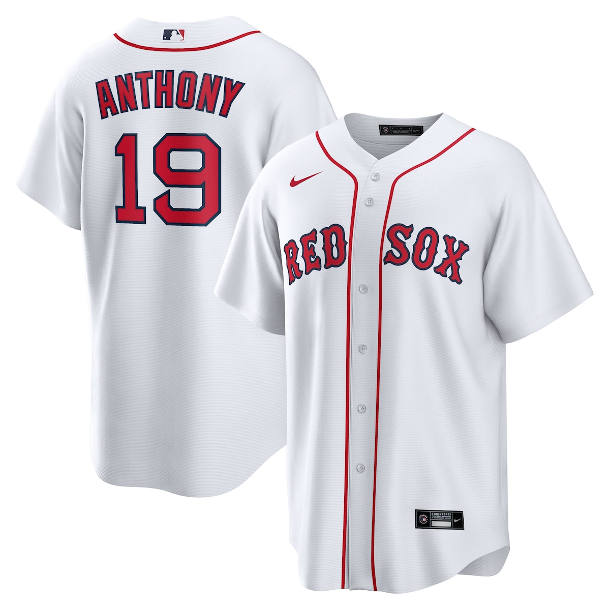 【公式グッズ】MLB レッドソックス ローマン・アンソニー ユニフォーム Nike/ナイキ メンズ ホワイト (Men's Nike 1.0 Replica Player Jersey)