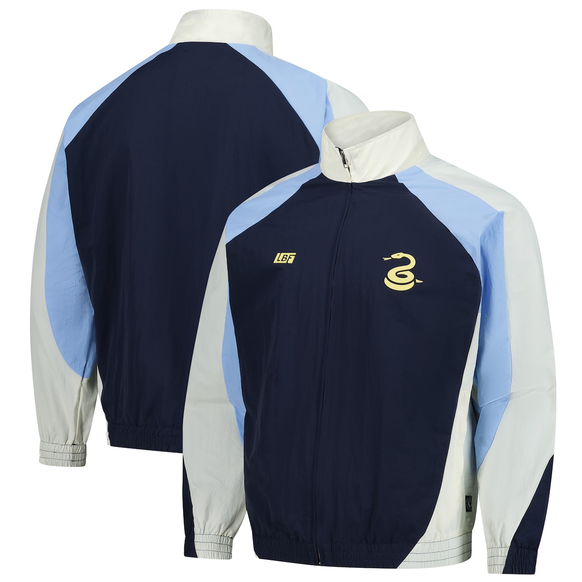 【公式グッズ】MLS ユニオン ジャケット Live Breathe Futbol 大人サイズ ネイビー (LBF S25 Unisex Roadman Track Jacket)