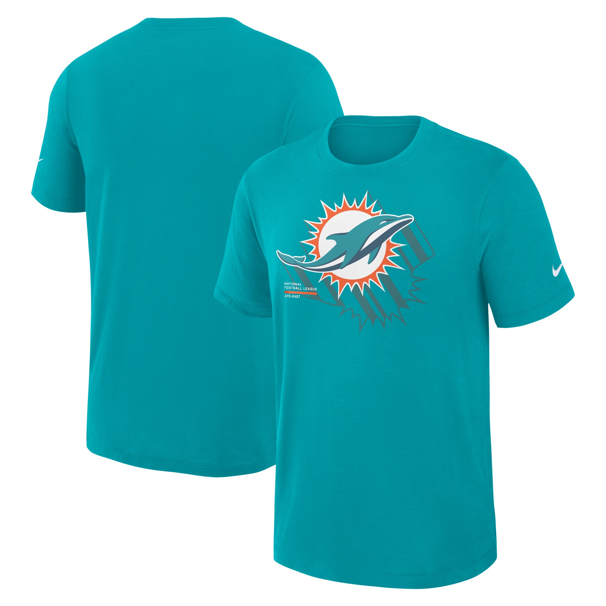【公式グッズ】NFL ドルフィンズ Tシャツ Nike/ナイキ メンズ アクア (25 Men's Nike Primetime Slub SST - R)|Fanatics公式ストア 店