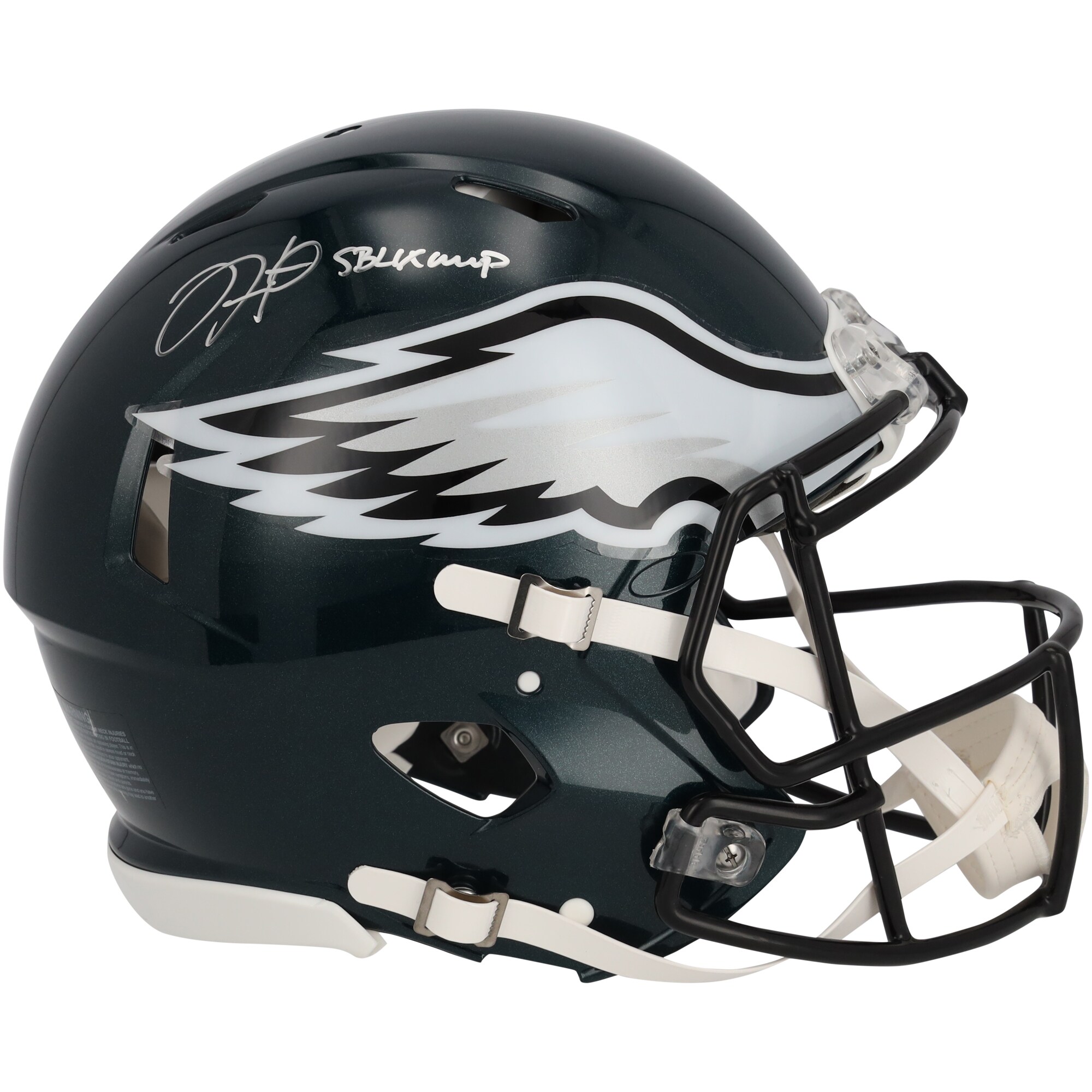 【公式シリアル番号付】NFL イーグルス ジャレン・ハーツ 直筆サイン入り ヘルメット Fanatics Authentic/ファナティクスオーセンティック (AUT PRO HELMET 45805)｜Fanatics公式ストア 店
