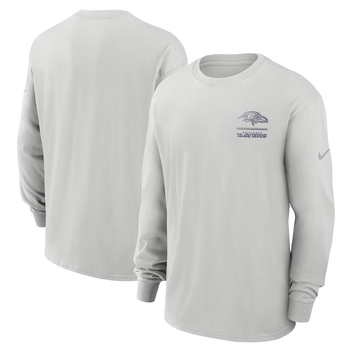 【公式グッズ】NFL レイブンズ Tシャツ Nike/ナイキ メンズ グレイ (25 Men's Nike Primetime Essential Heavyweight Max90 LST)|Fanatics公式ストア 店