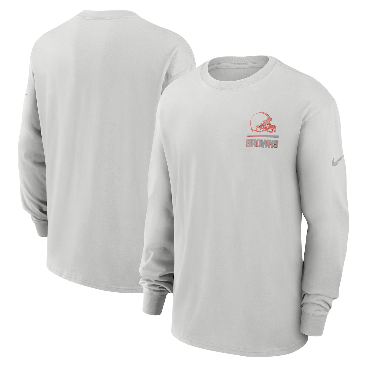【公式グッズ】NFL ブラウンズ Tシャツ Nike/ナイキ メンズ グレイ (25 Men's Nike Primetime Essential Heavyweight Max90 LST)|Fanatics公式ストア 店