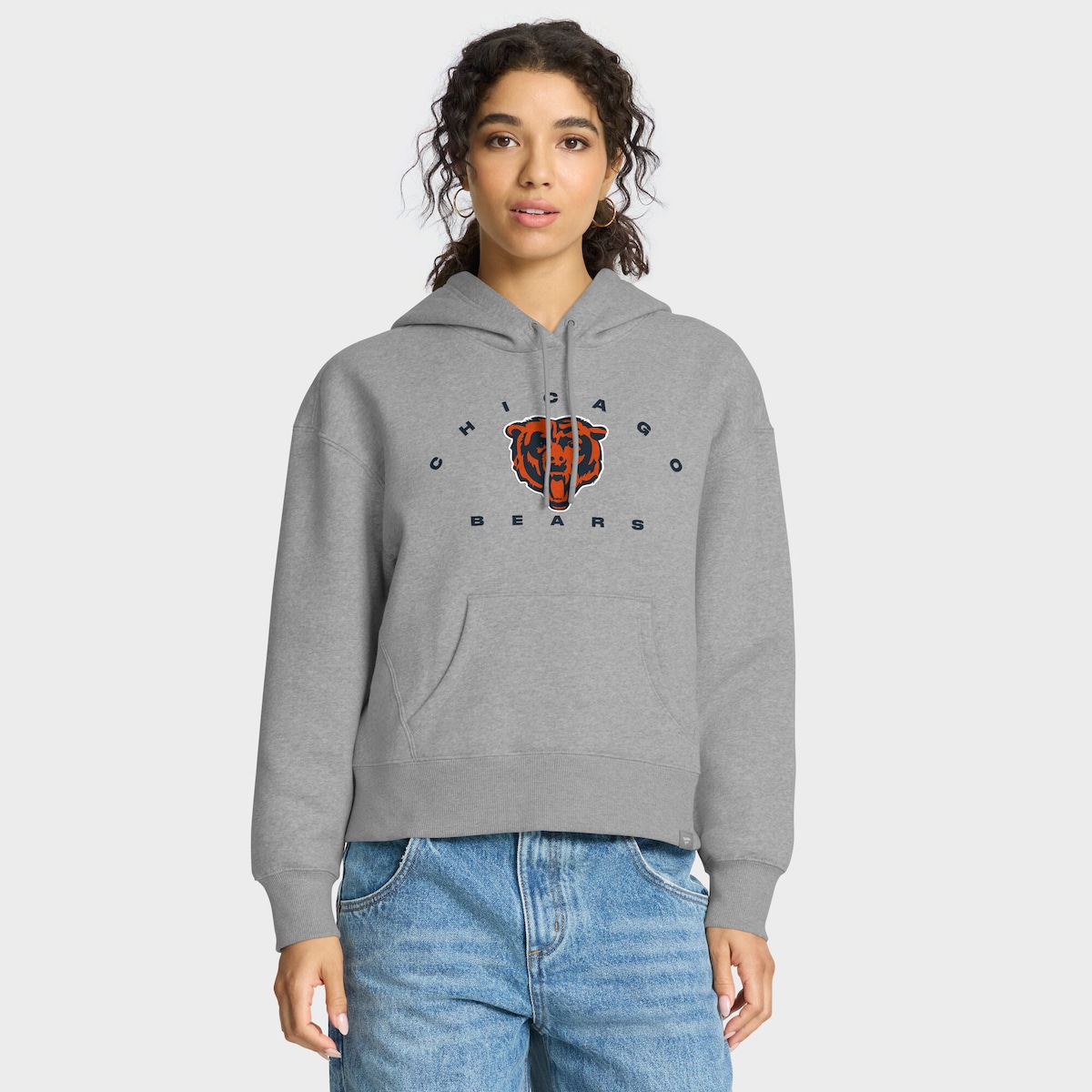 【公式グッズ】NFL ベアーズ プルオーバー パーカー Fanatics/ファナティクス レディース ヘザーグレイ (NFL Womens Redzone Eligible Receiver Legacy Fleece POH - R)｜Fanatics公式ストア 店