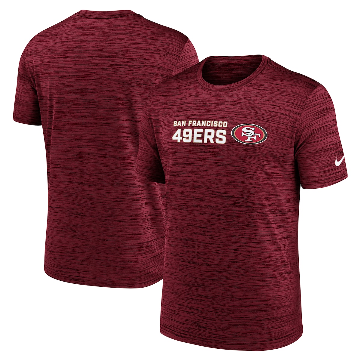 【公式グッズ】NFL 49ers Tシャツ Nike/ナイキ メンズ スカーレット (25 Men's Nike Primetime Dri-Fit Velocity SST - Tall Sizes)｜Fanatics公式ストア 店