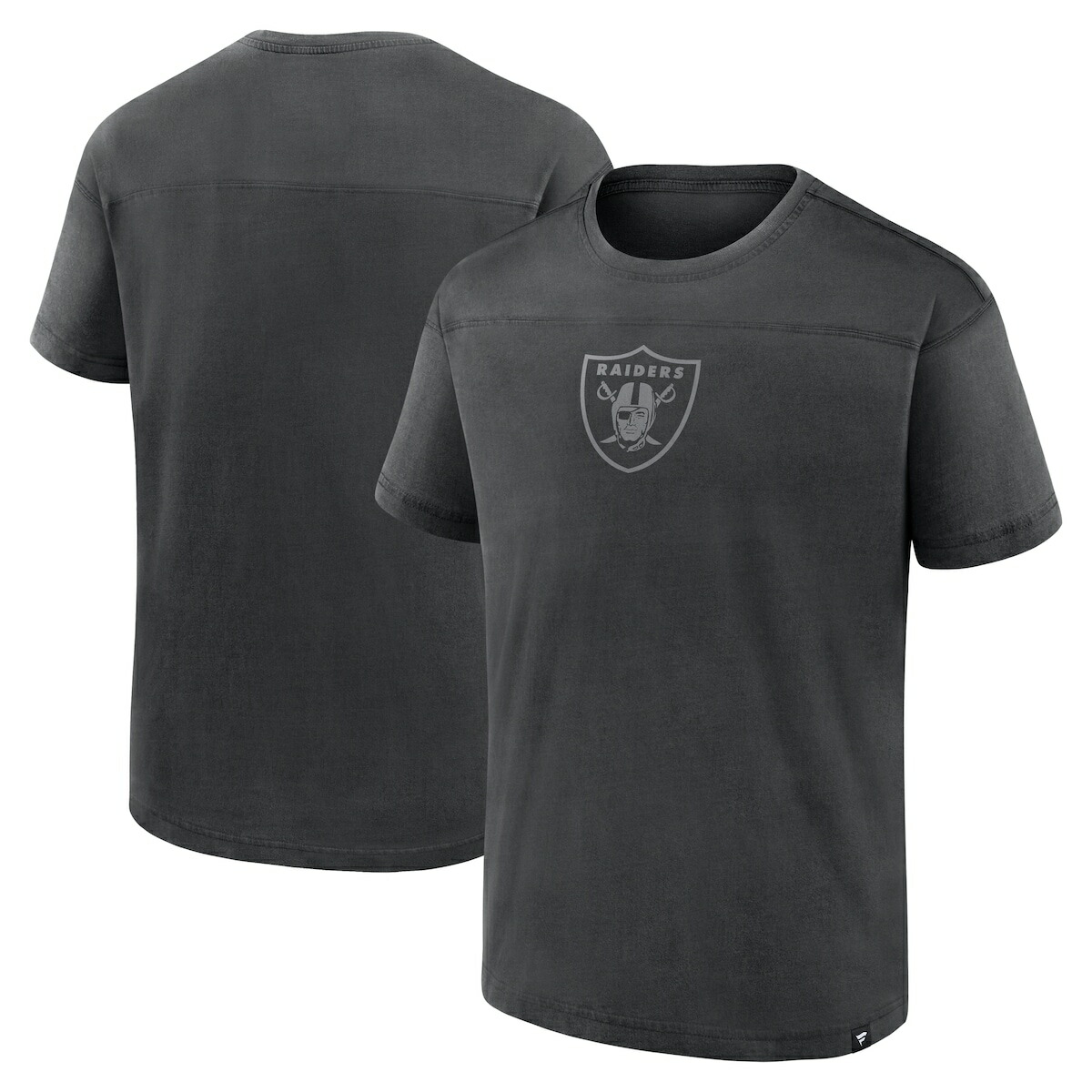 【公式グッズ】NFL レイダース Tシャツ Fanatics/ファナティクス メンズ ブラック (FANATICS MINI TONAL SS FASHION TOP)|Fanatics公式ストア 店