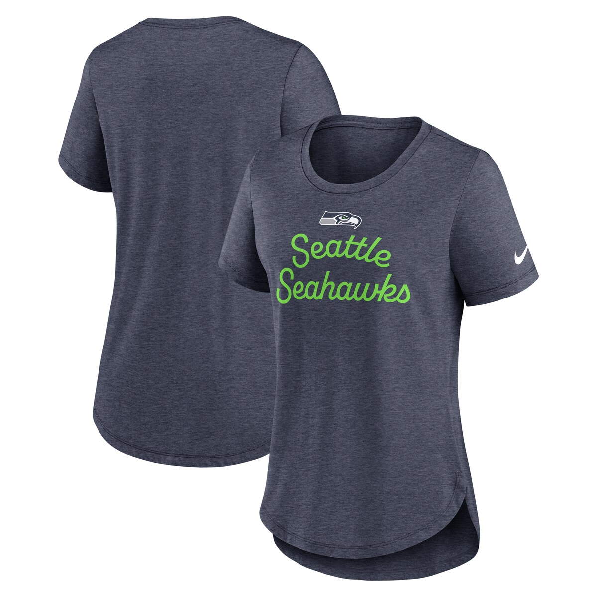 【公式グッズ】NFL シーホークス Tシャツ Nike/ナイキ レディース (25 Women's Nike Primetime Script Triblend Fashion Top - R)