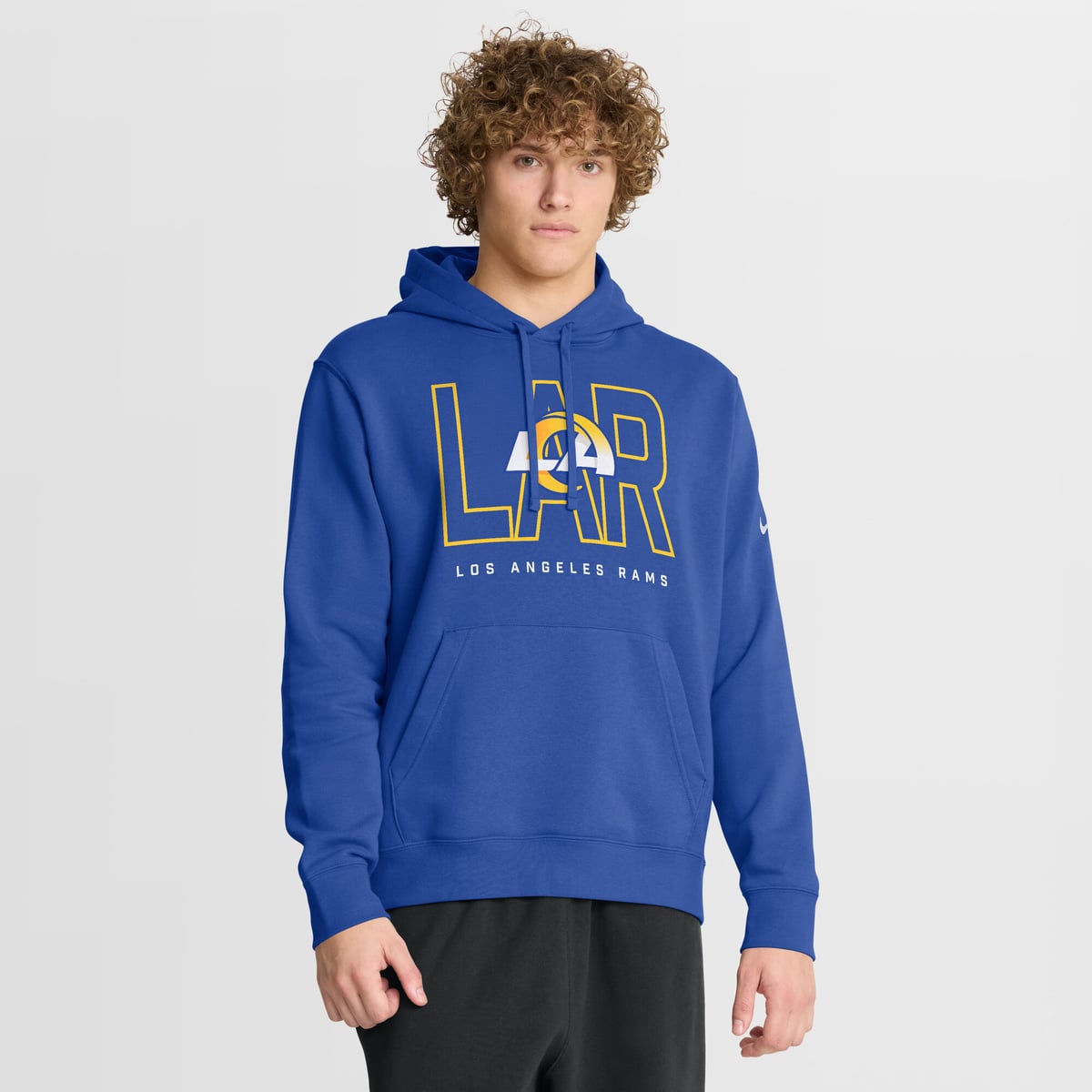 【公式グッズ】NFL ラムズ プルオーバー パーカー Nike/ナイキ メンズ ロイヤル (25 Men's Nike Primetime Club PO Hoodie)