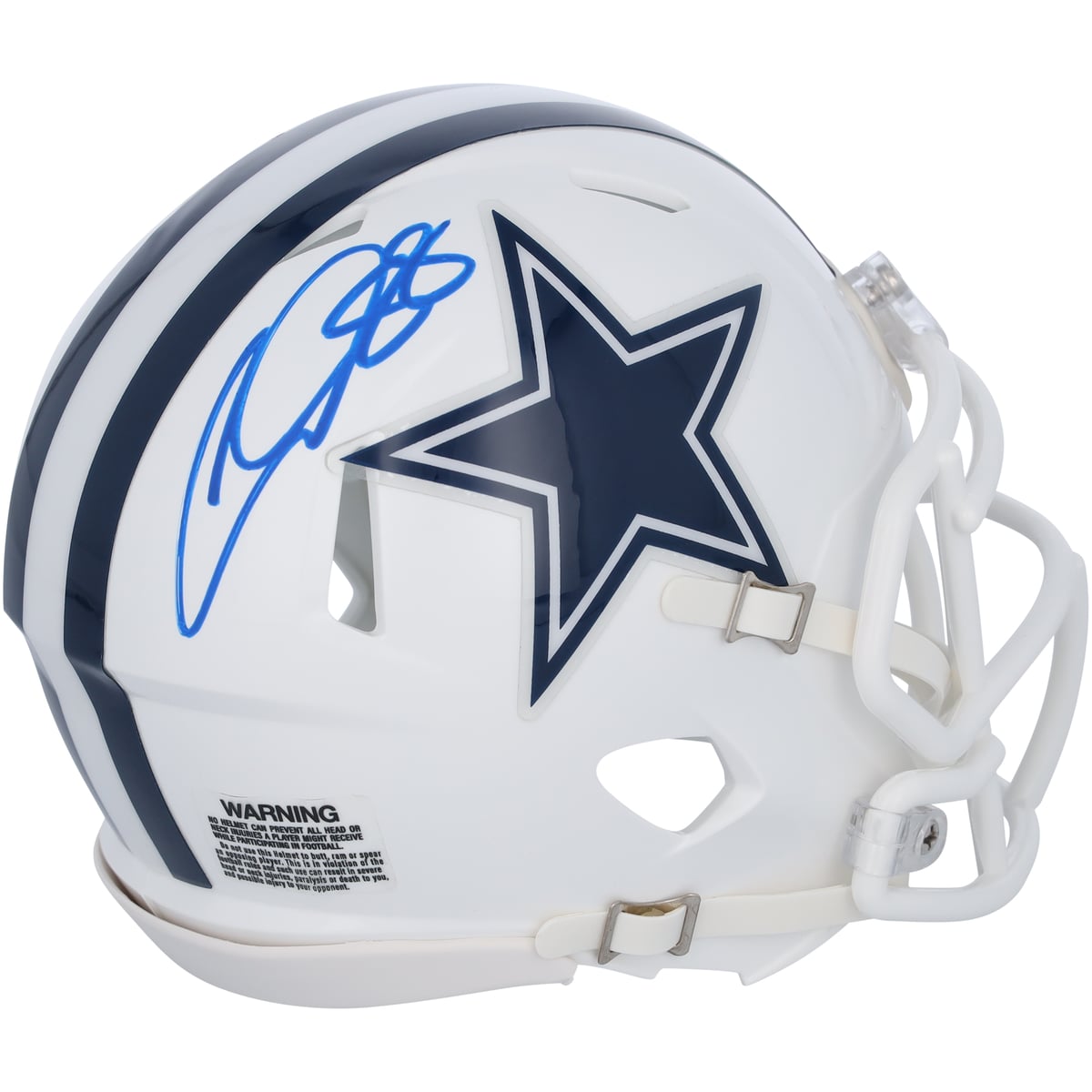 【公式シリアル番号付き】NFL カウボーイズ シーディー・ラム 直筆サイン入り ミニヘルメット Fanatics Authentic/ファナティクスオーセンティック (AUT MINI HELMET 45205)｜Fanatics公式ストア 店