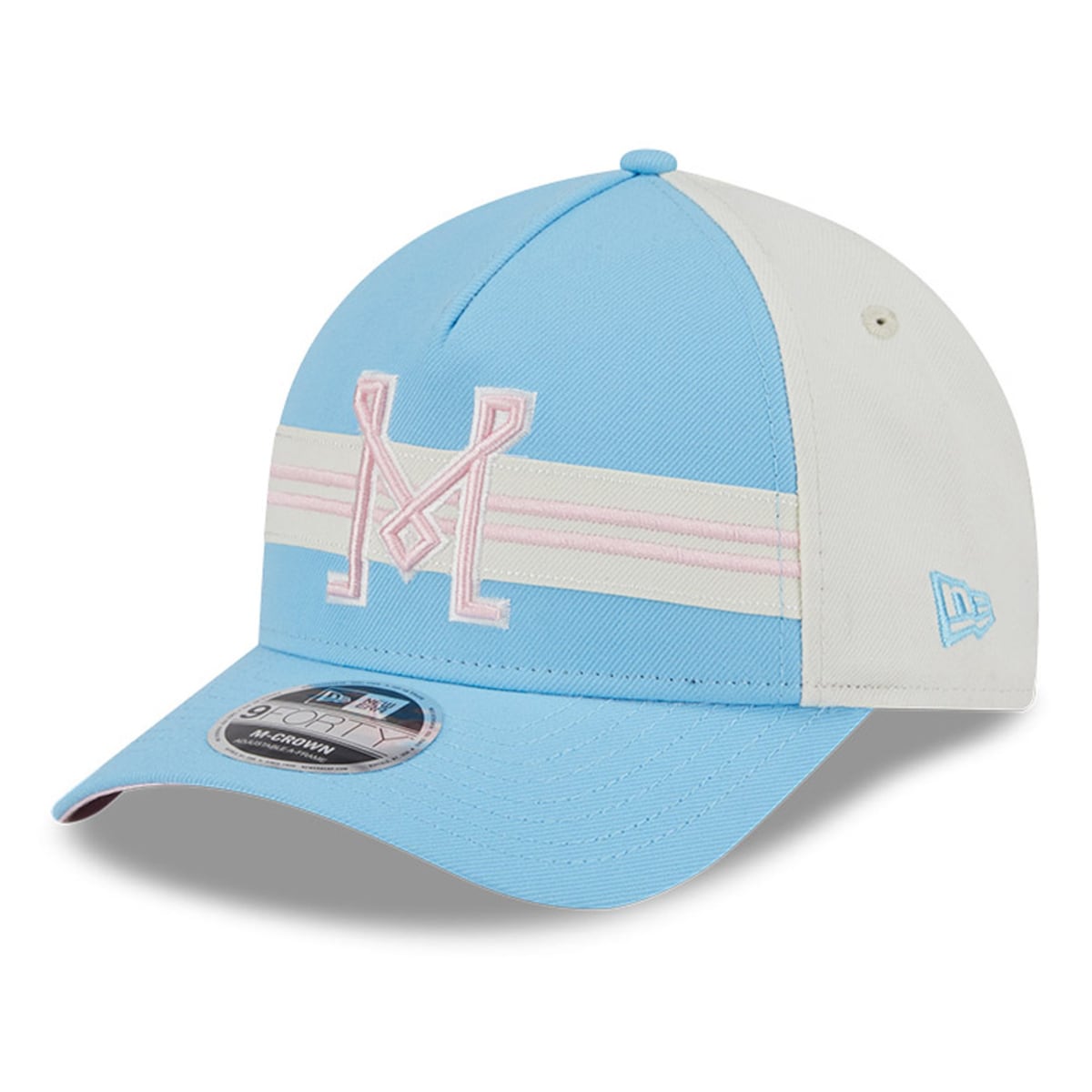 【公式グッズ】MLS インテルマイアミCF アジャスタブルキャップ New Era/ニューエラ メンズ ライトブルー (NWE SU25 Men's Jersey Hook 940MC)｜Fanatics公式ストア 店