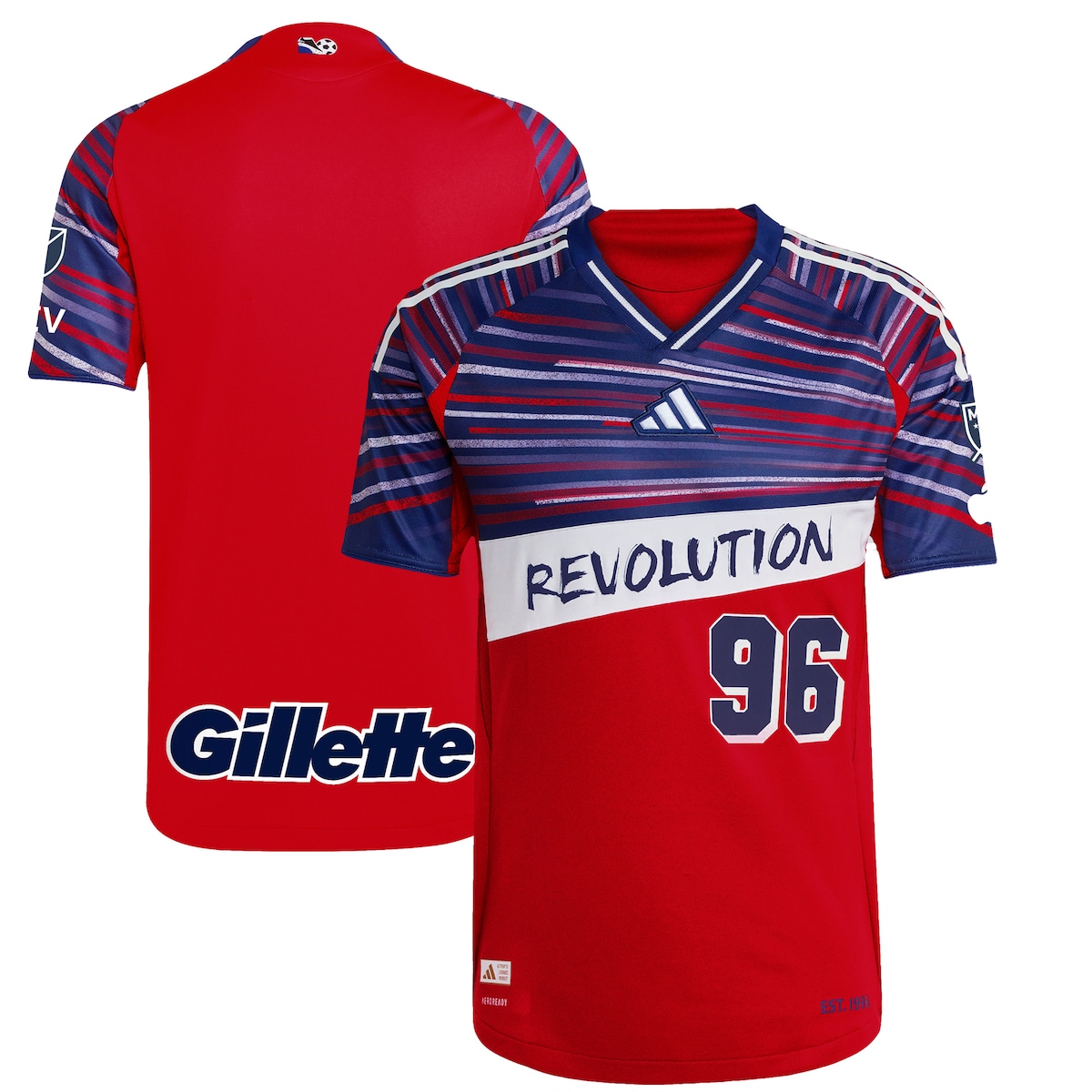 【公式グッズ】MLS レボリューション サード ユニフォーム （オーセンティック） Adidas/Adidas/アディダス メンズ レッド (ADI 25/26 Men's Authentic Jersey w/ Patch)