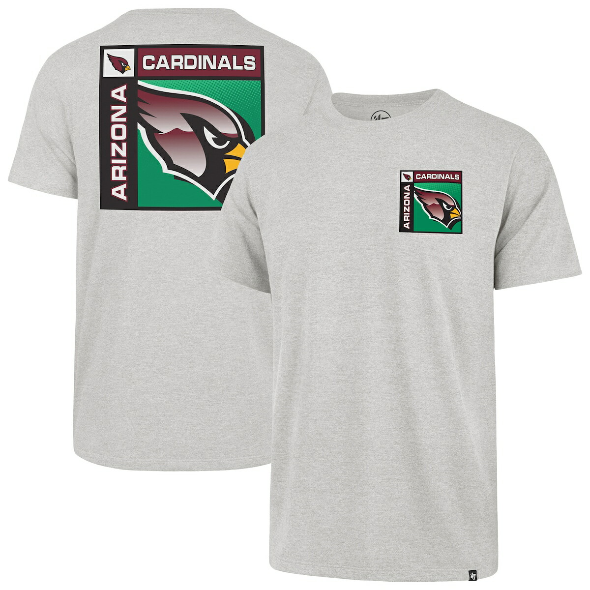 【公式グッズ】NFL カーディナルス Tシャツ '47/フォーティーセブン/フォーティーセブン メンズ グレイ (CHROME PLATE FRANKLIN SST)｜Fanatics公式ストア 店