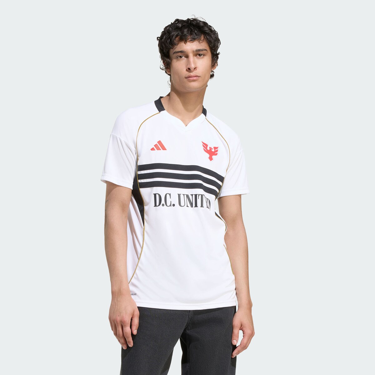 【公式グッズ】MLS D.C.ユナイテッド サード ユニフォーム （レプリカ） Adidas/Adidas/アディダス メンズ ホワイト (ADI 2025 Men's Replica Jersey)