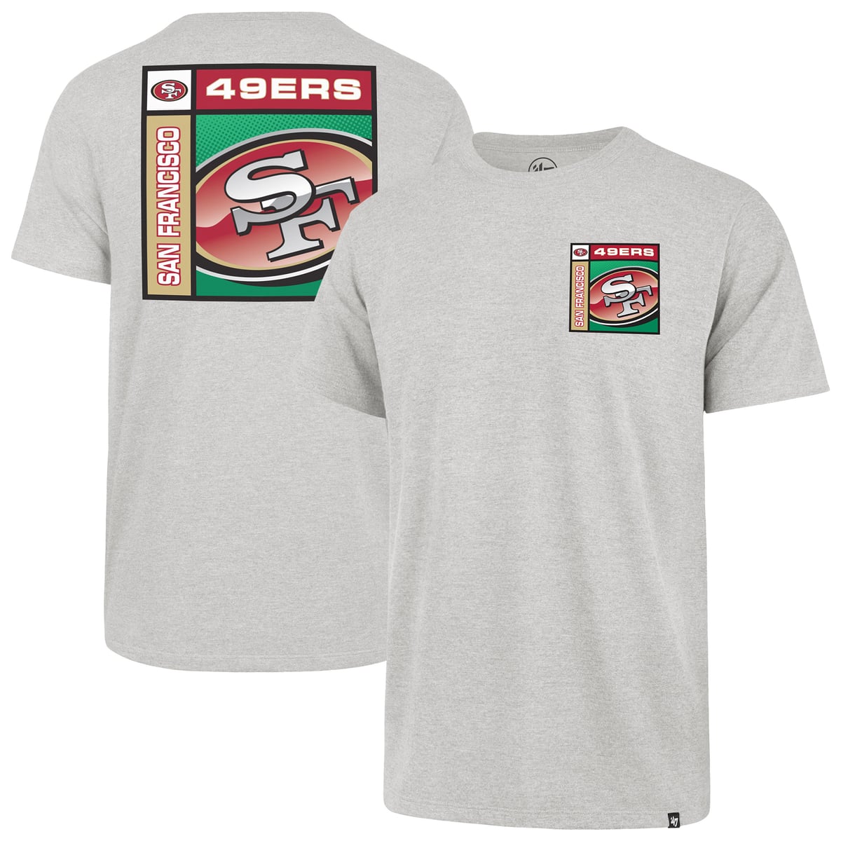 【公式グッズ】NFL 49ers Tシャツ '47/フォーティーセブン/フォーティーセブン メンズ グレイ (CHROME PLATE FRANKLIN SST)｜Fanatics公式ストア 店 8,199円