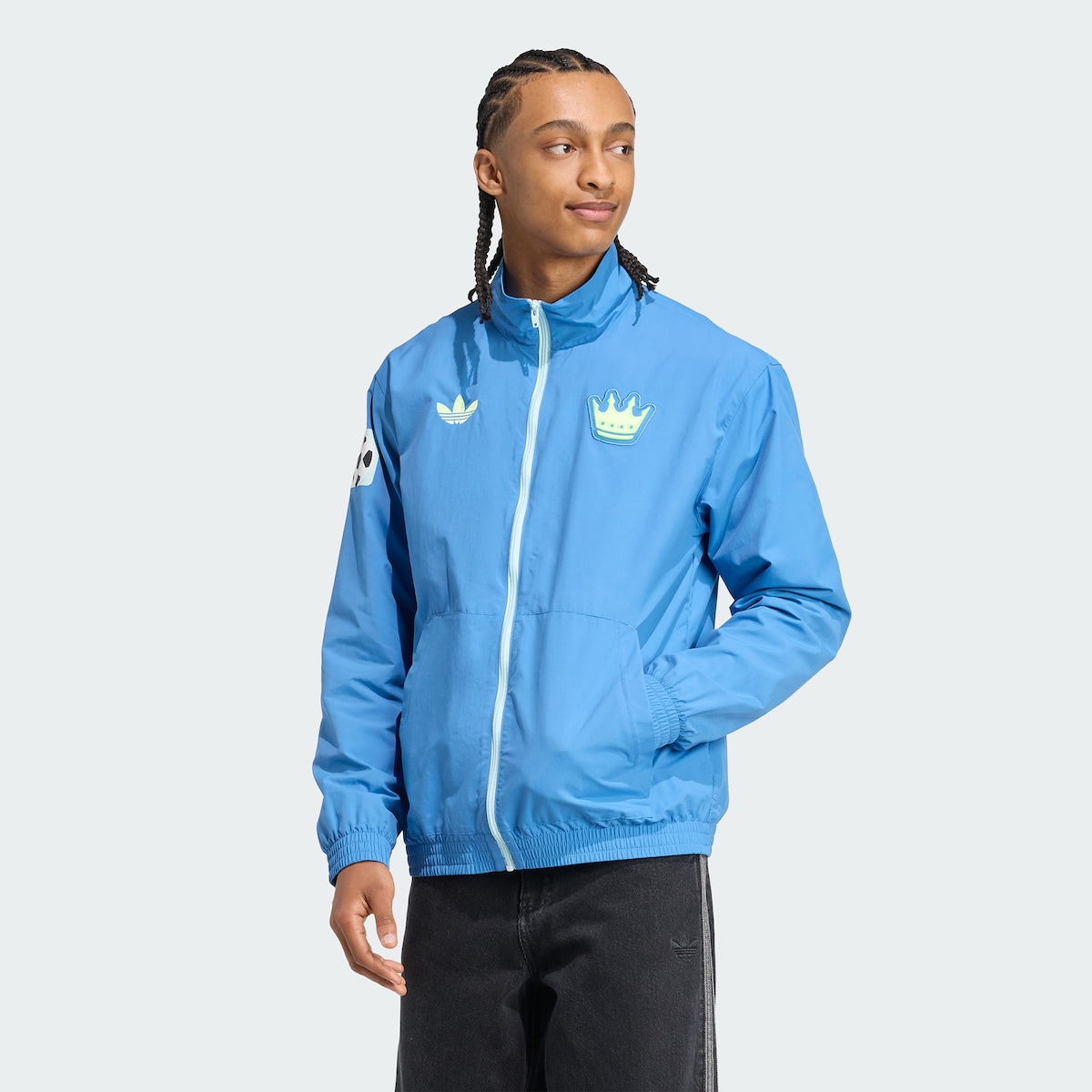 【公式グッズ】MLS シャーロットFC ジャケット Adidas/アディダス オリジナルス メンズ ブルー (ADI F25 Men's Archive Collection Anthem Jacket)