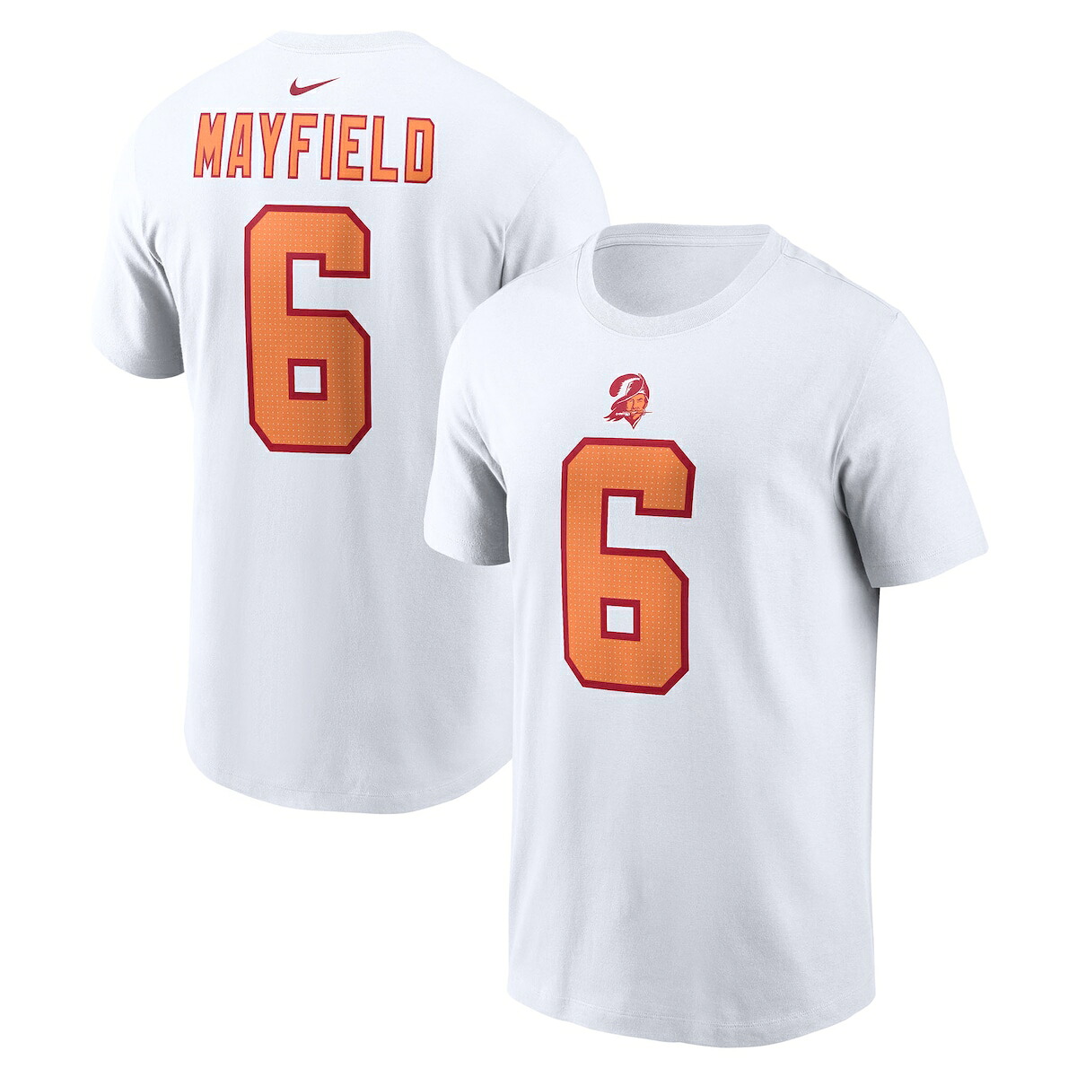 【公式グッズ】NFL バッカニアーズ ベイカー・メイフィールド Tシャツ Nike/ナイキ メンズ ホワイト (25 Men's Nike Player N&N SST)