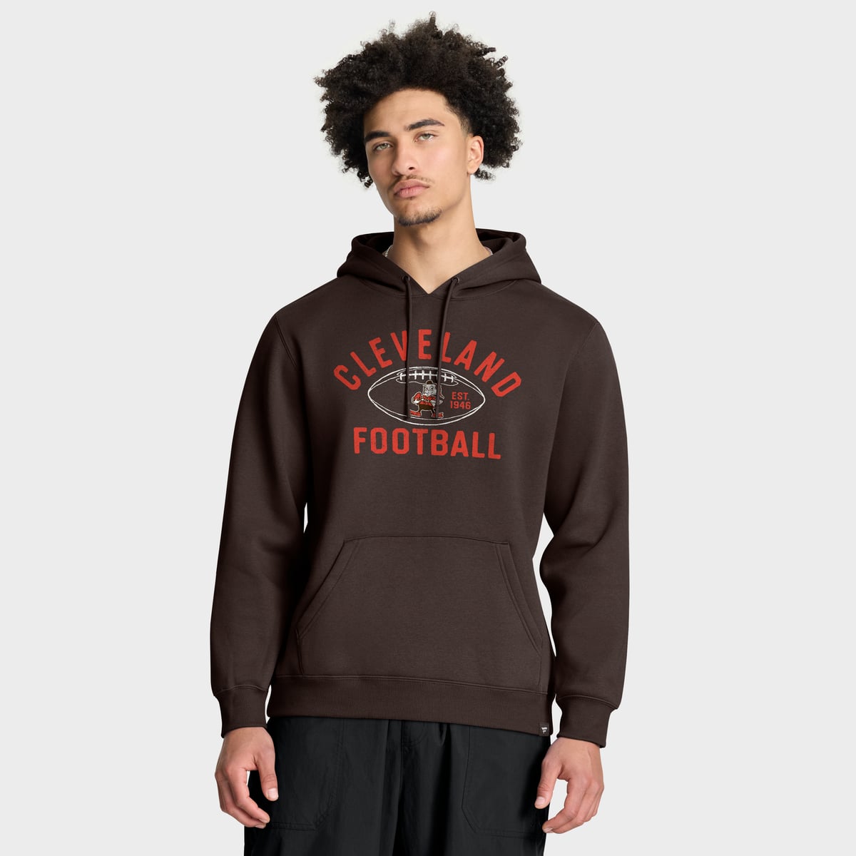 【公式グッズ】NFL ブラウンズ プルオーバー パーカー Fanatics/ファナティクス メンズ ブラウン (FANATICS FUMBLEROOSKI LEGACY FLEECE POH)