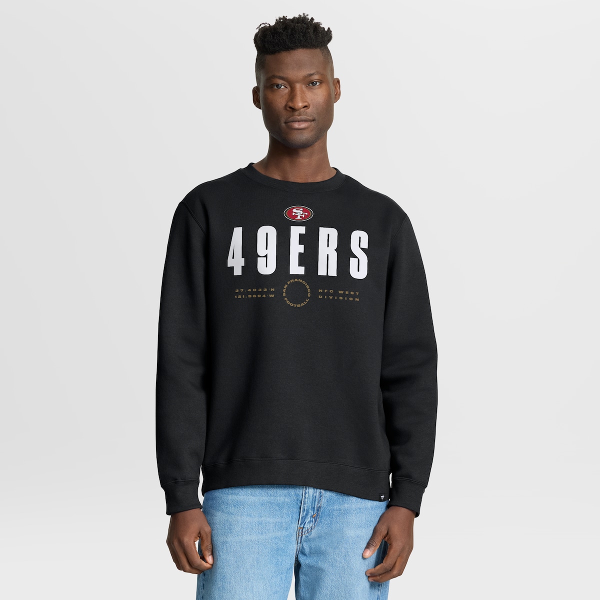 【公式グッズ】NFL 49ers トレーナー Fanatics/ファナティクス メンズ ブラック (FANATICS DIRECT HANDOFF LEGACY FLEECE CREW)｜Fanatics公式ストア 店