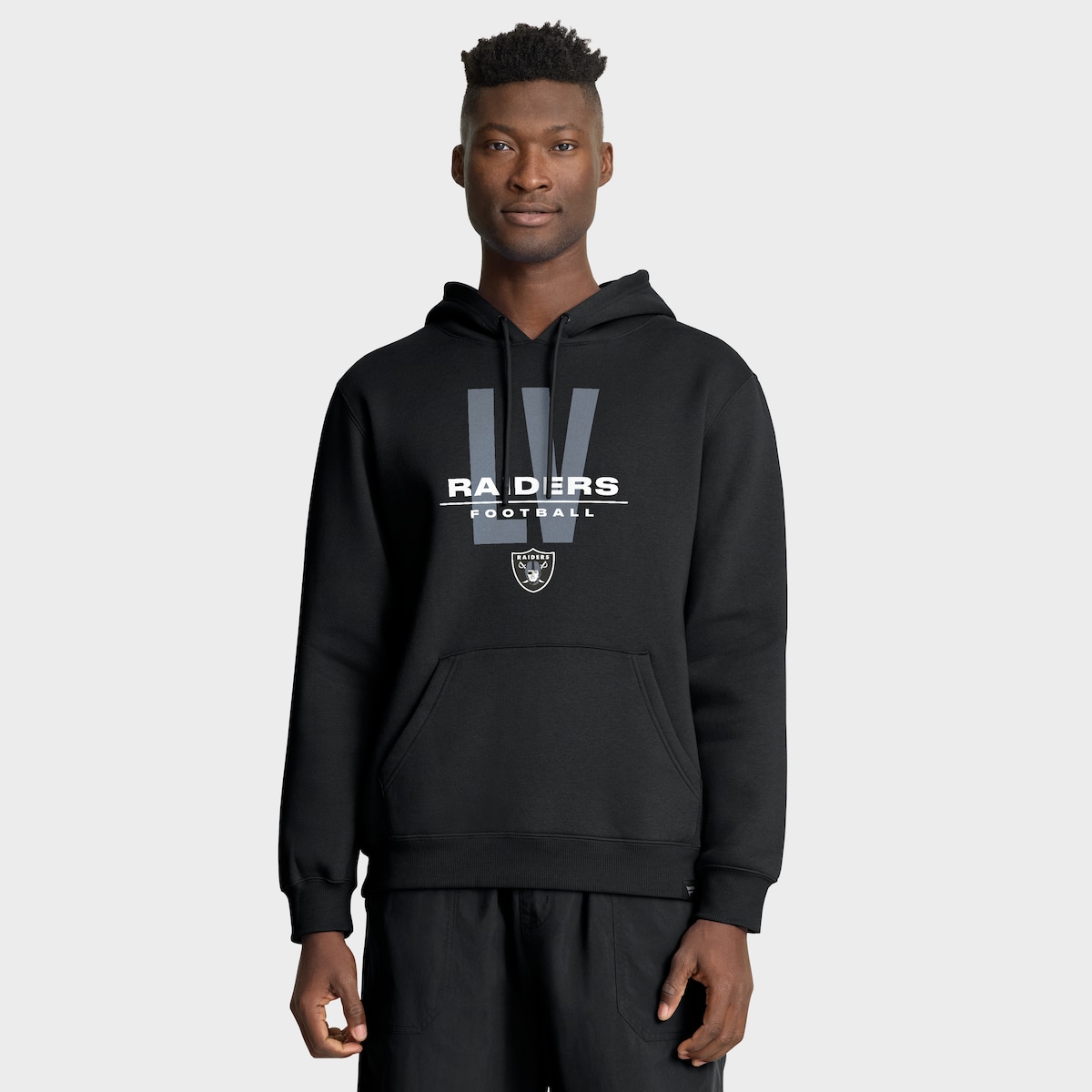 【公式グッズ】NFL レイダース プルオーバー パーカー Fanatics/ファナティクス メンズ ブラック (FANATICS LEGACY FLEECE POH)