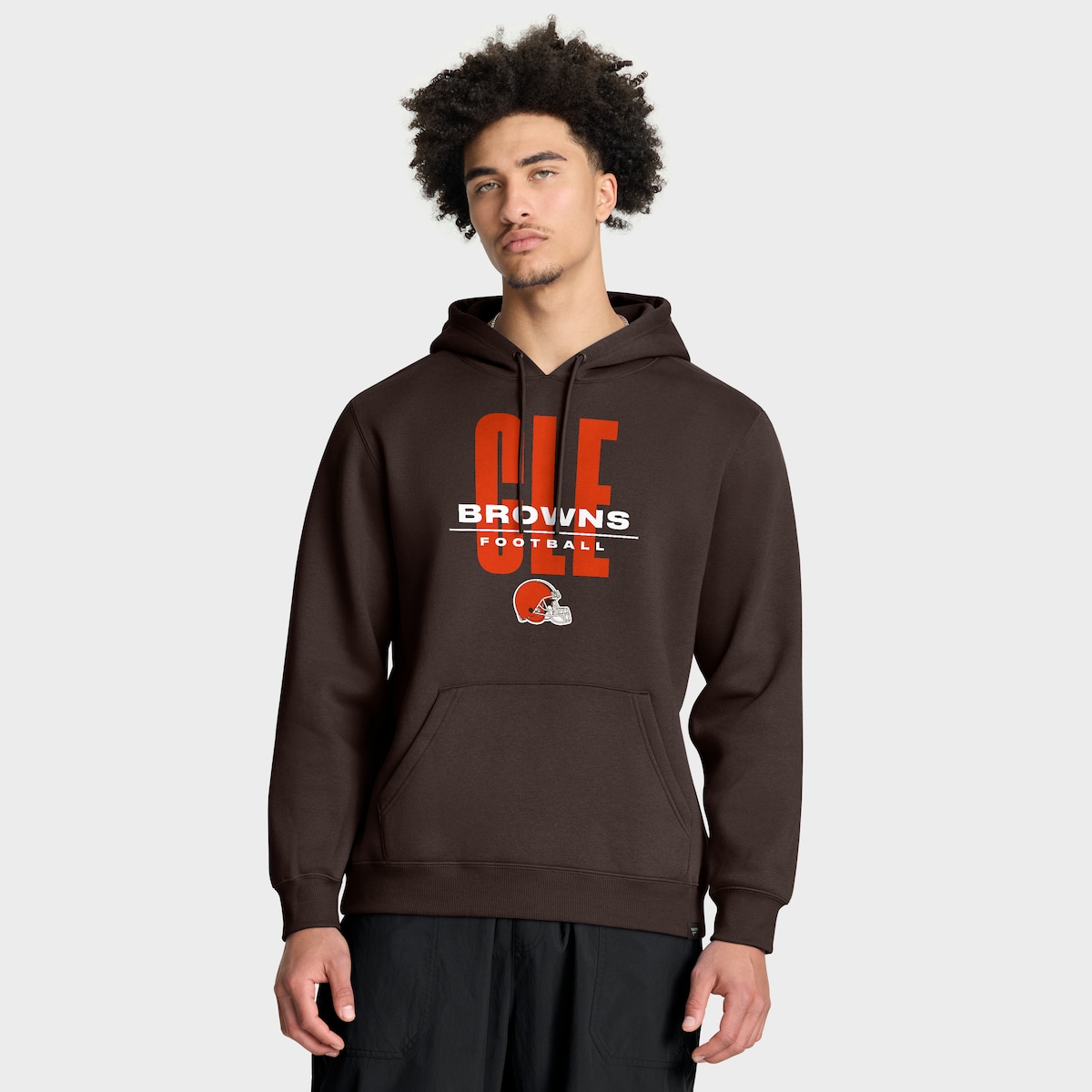 【公式グッズ】NFL ブラウンズ プルオーバー パーカー Fanatics/ファナティクス メンズ ブラウン (FANATICS LEGACY FLEECE POH)