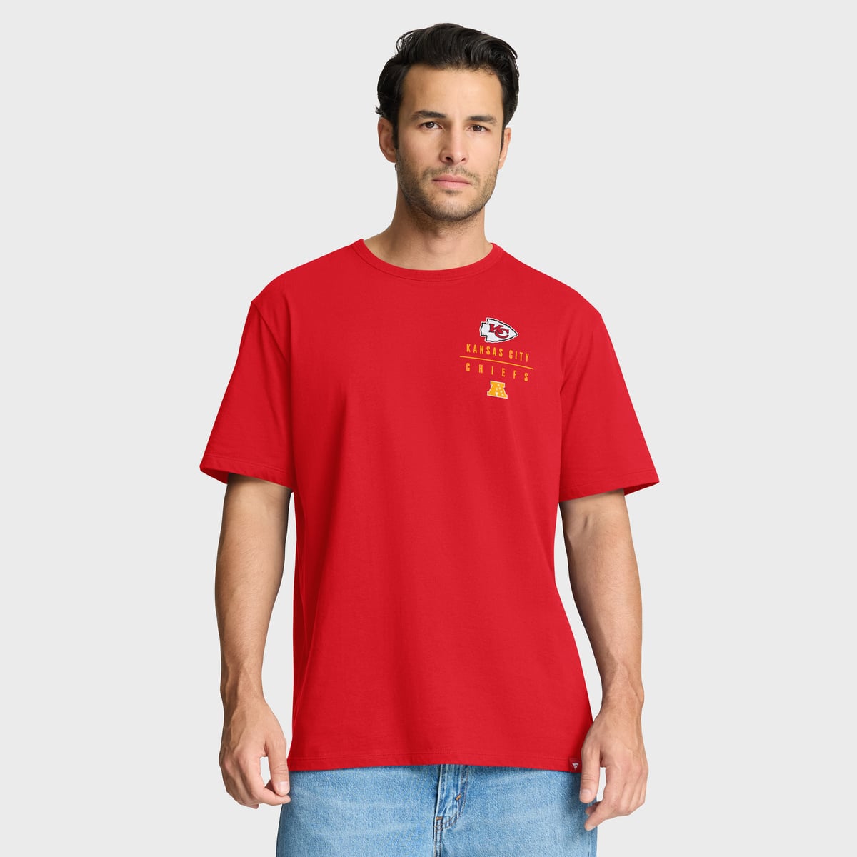 【公式グッズ】NFL チーフス Tシャツ Fanatics/ファナティクス メンズ レッド (FANATICS LEGACY COTTON SS TEE)｜Fanatics公式ストア 店