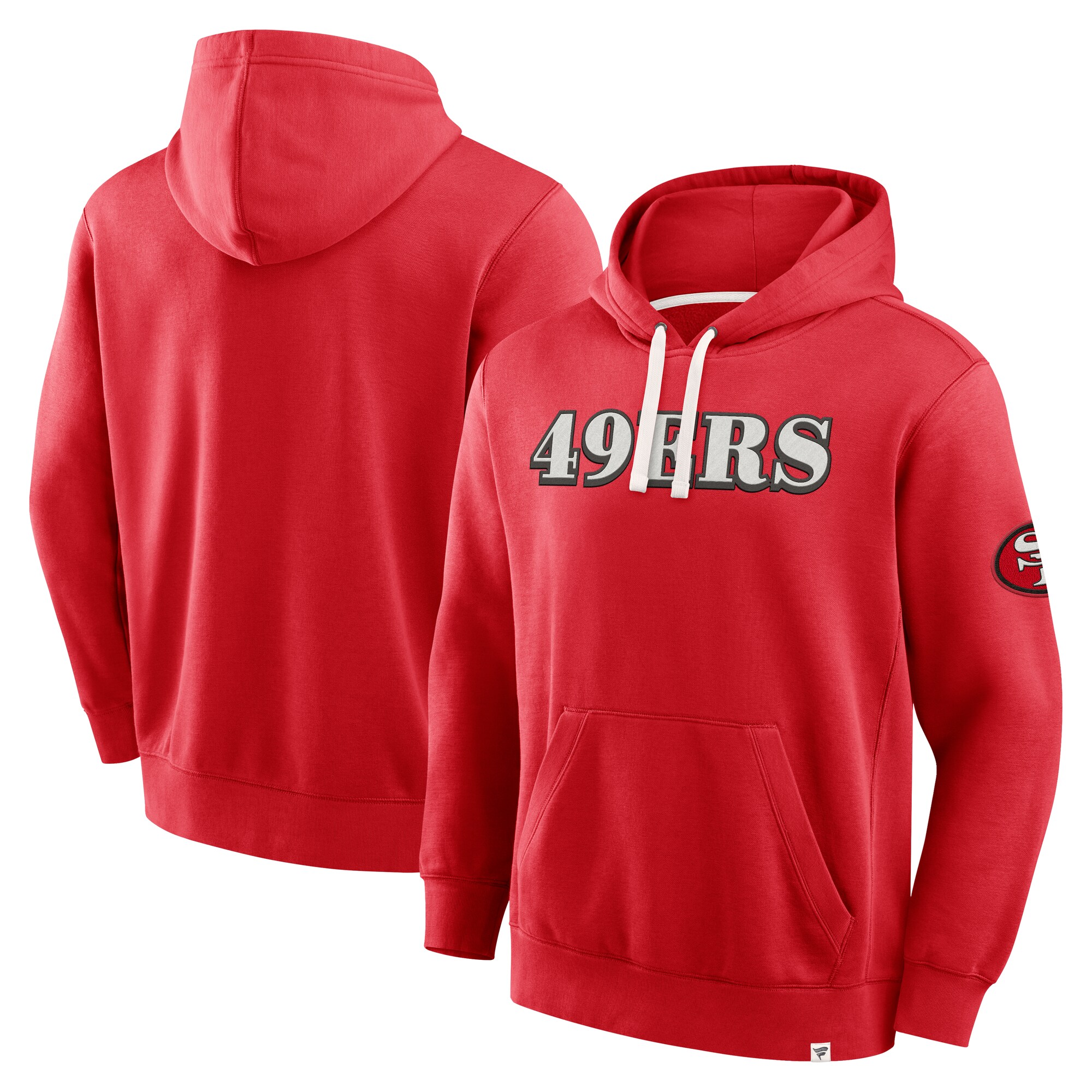 【公式グッズ】NFL 49ers プルオーバー パーカー Fanatics/ファナティクス メンズ スカーレット (FANATICS NEW HORIZONS HERITAGE FLEECE POH)