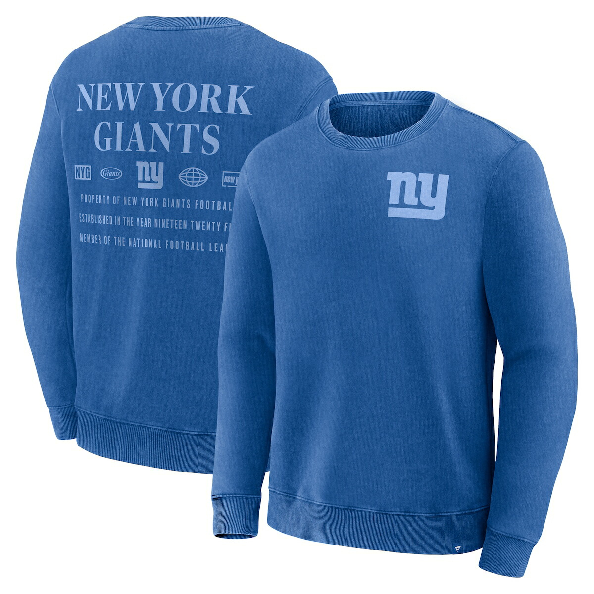 【公式グッズ】NFL ジャイアンツ トレーナー Fanatics/ファナティクス メンズ ロイヤルブルー (FANATICS DEEP ROUTE CREW)