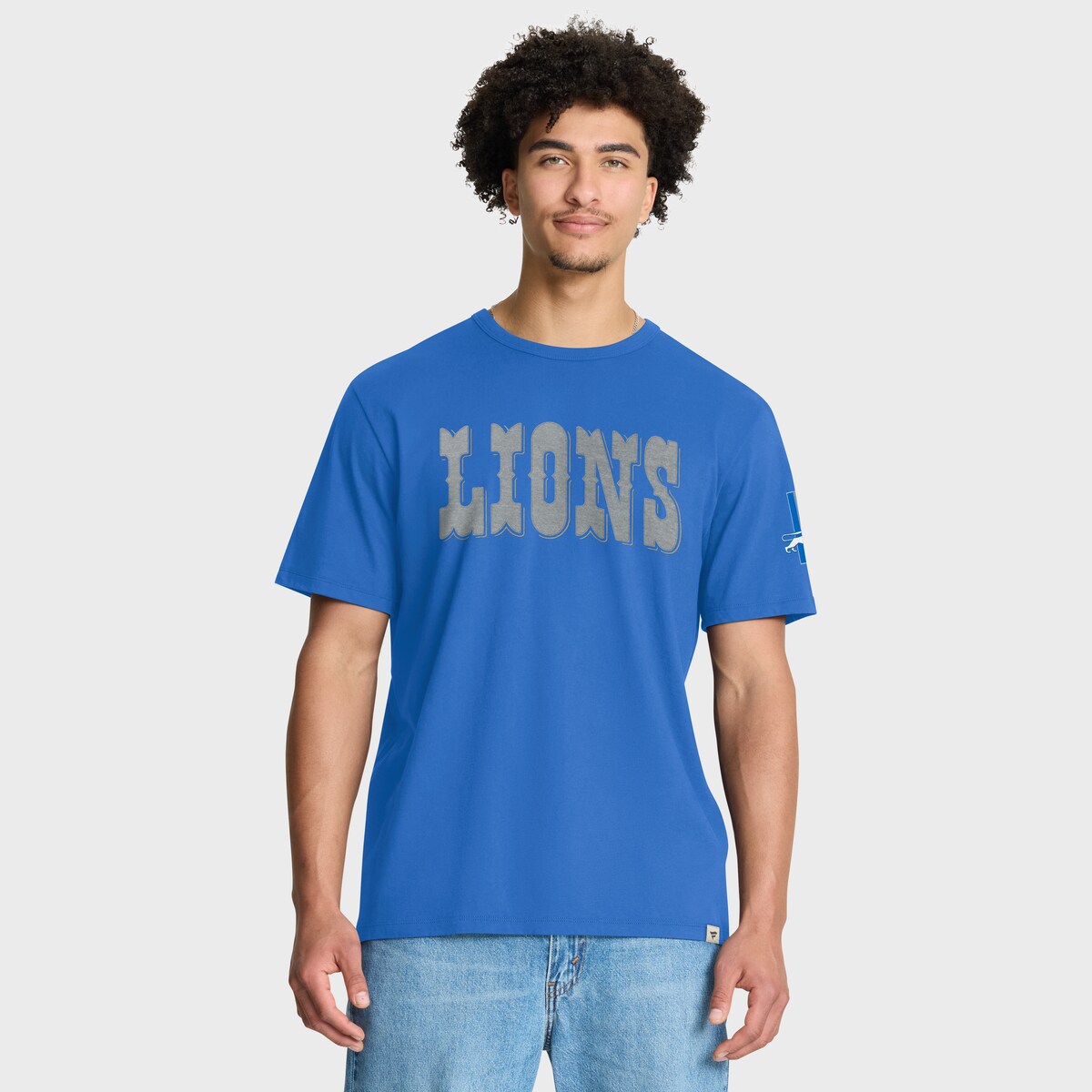 【公式グッズ】NFL ライオンズ Tシャツ Fanatics/ファナティクス メンズ ブルー (FANATICS ELEVATED CLASSIC LEGACY COTTON SS)|Fanatics公式ストア 店