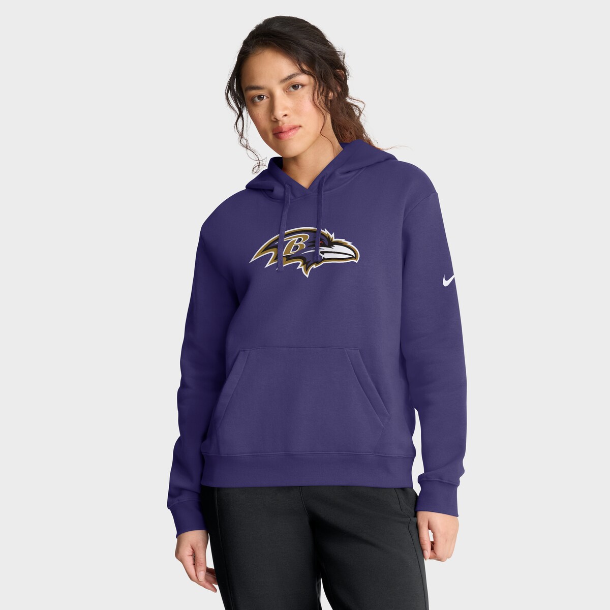 【公式グッズ】NFL レイブンズ トレーナー Nike/ナイキ レディース パープル (25 Women's Nike Primetime Club PO Hood - R)