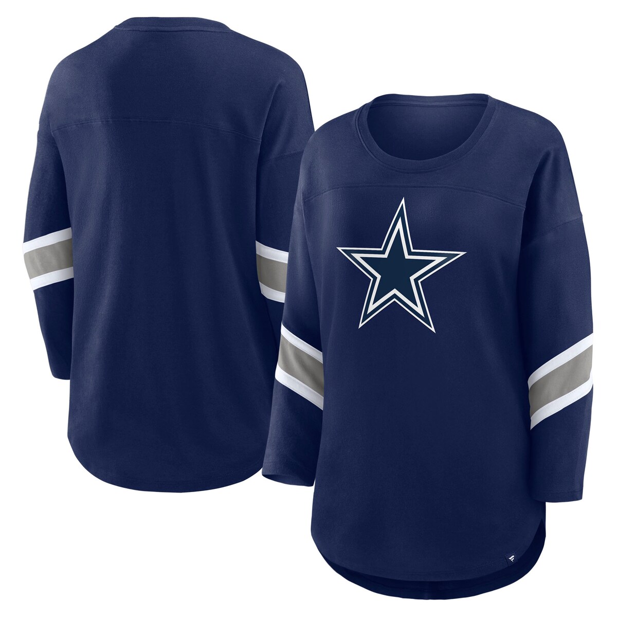 【公式グッズ】NFL カウボーイズ 長袖 Tシャツ Fanatics/ファナティクス レディース ネイビー (NFL Womens Redzone 3/4 LST)|Fanatics公式ストア 店