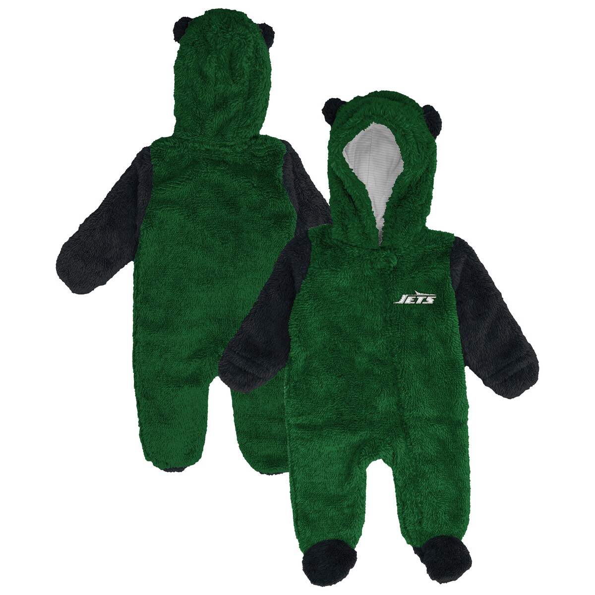 【公式グッズ】NFL ジェッツ ロンパース Outerstuff ベビー用 グリーン (NFL Newborn Stay Napping Fleece Bunting Pram)|Fanatics公式ストア 店