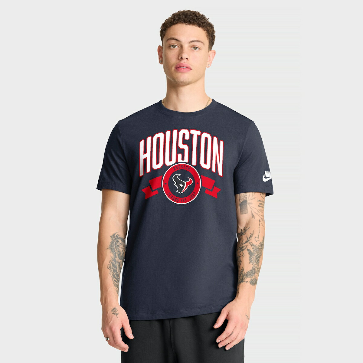 【公式グッズ】NFL テキサンズ Tシャツ Nike/ナイキ メンズ ネイビー (25 Men's Nike Rewind Front and Back Hit Essential Cotton SST - R) 6,052円