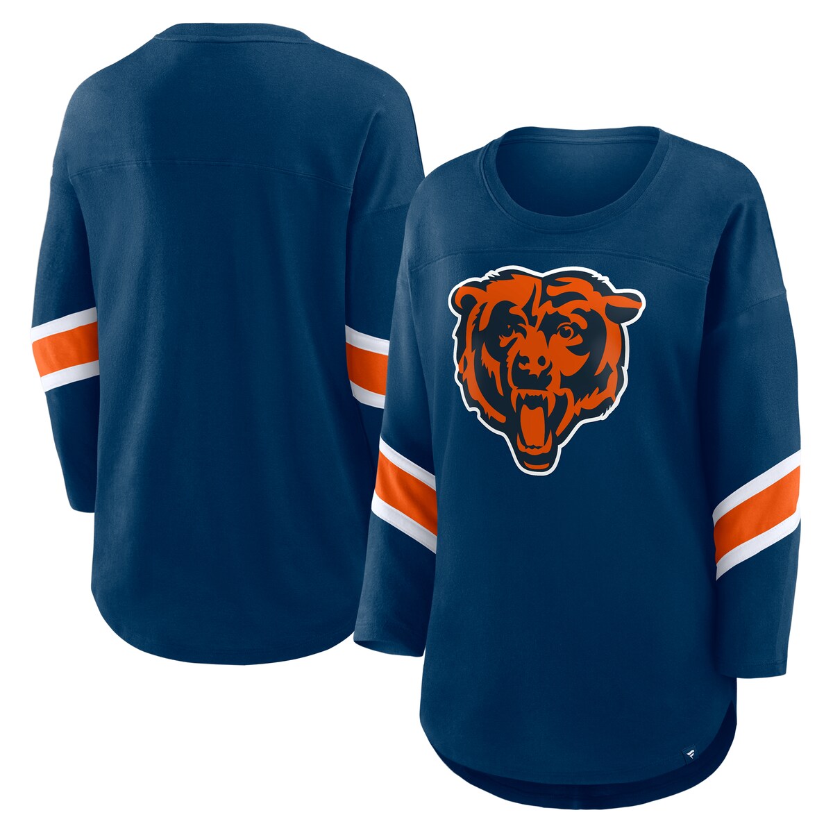【公式グッズ】NFL ベアーズ 長袖 Tシャツ Fanatics/ファナティクス レディース ネイビー (NFL Womens Redzone 3/4 LST)｜Fanatics公式ストア 店