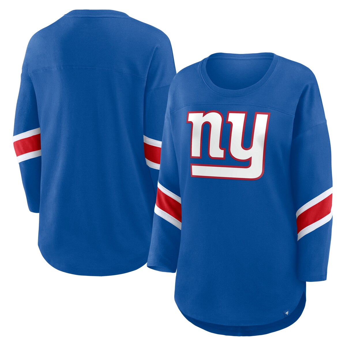 【公式グッズ】NFL ジャイアンツ 長袖 Tシャツ Fanatics/ファナティクス レディース ロイヤルブルー (NFL Womens Redzone 3/4 LST)｜Fanatics公式ストア 店