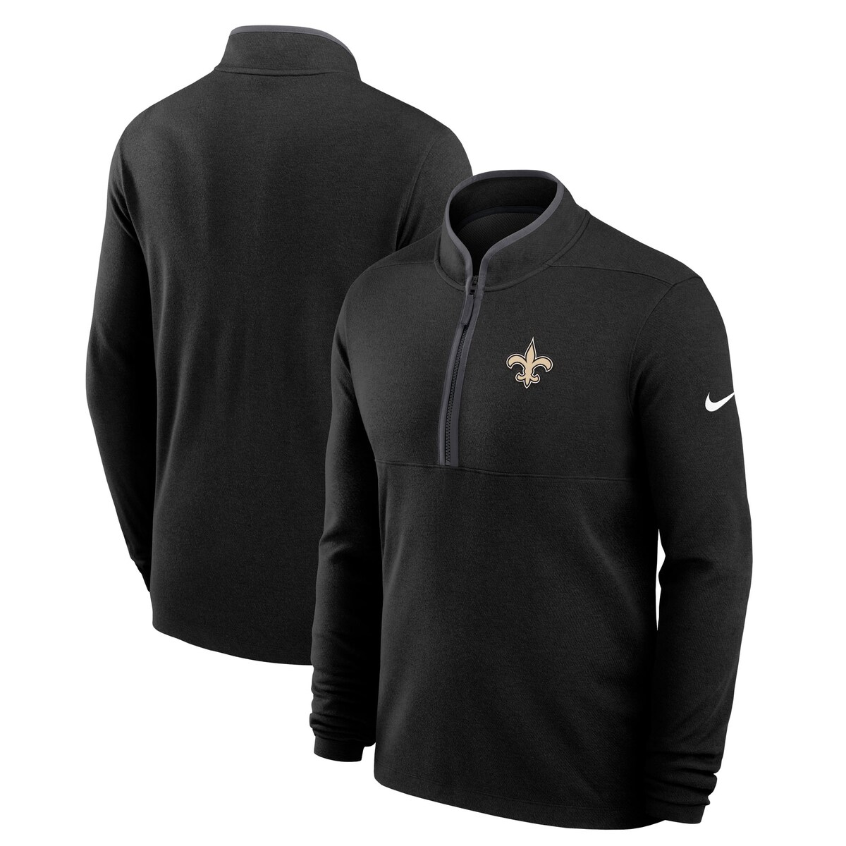 【公式グッズ】NFL セインツ プルオーバー Nike/ナイキ メンズ ブラック (25 Men's Nike Primetime Victory Half Zip)