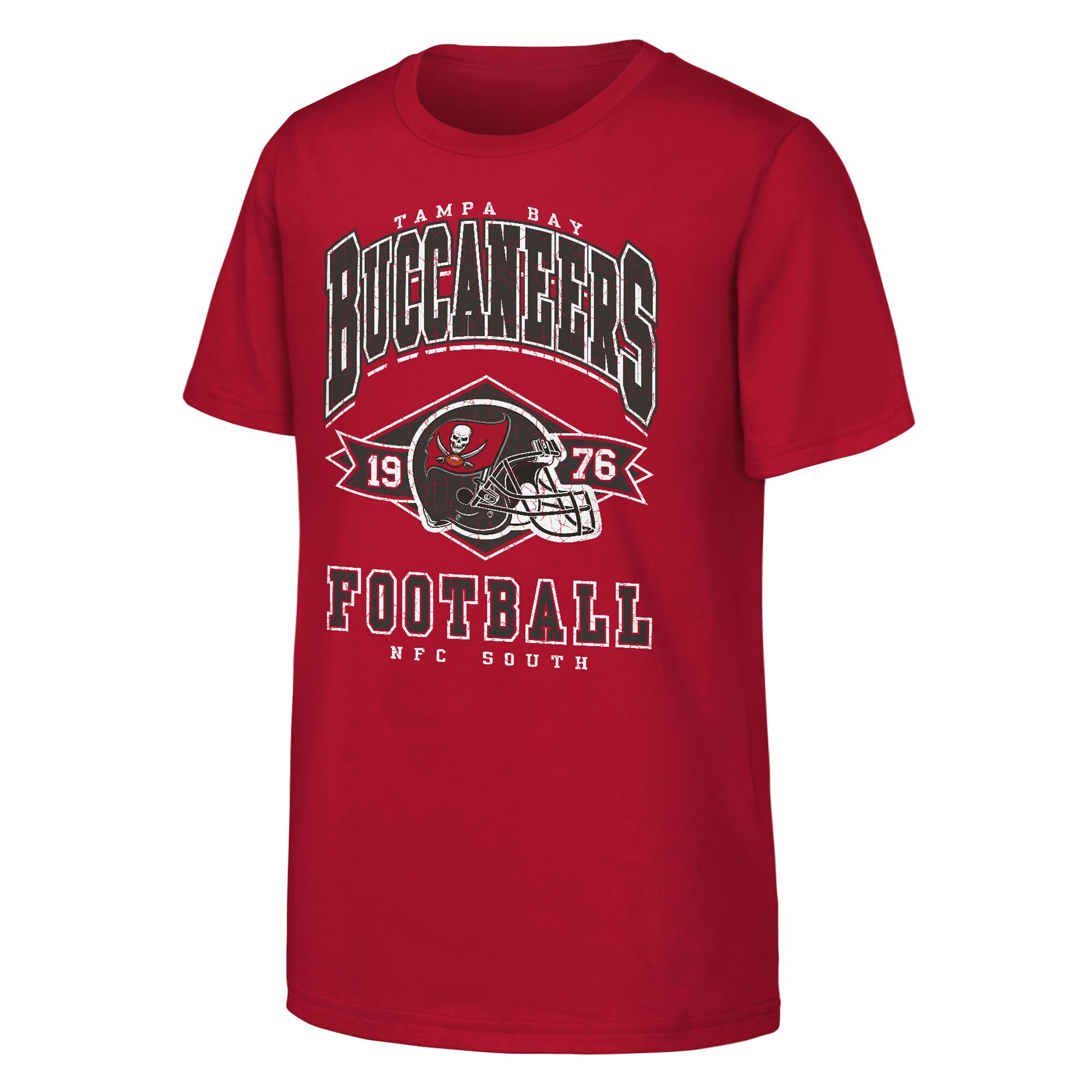 【公式グッズ】NFL バッカニアーズ Tシャツ Outerstuff キッズサイズ レッド (NFL Youth Kick Off SST - R)