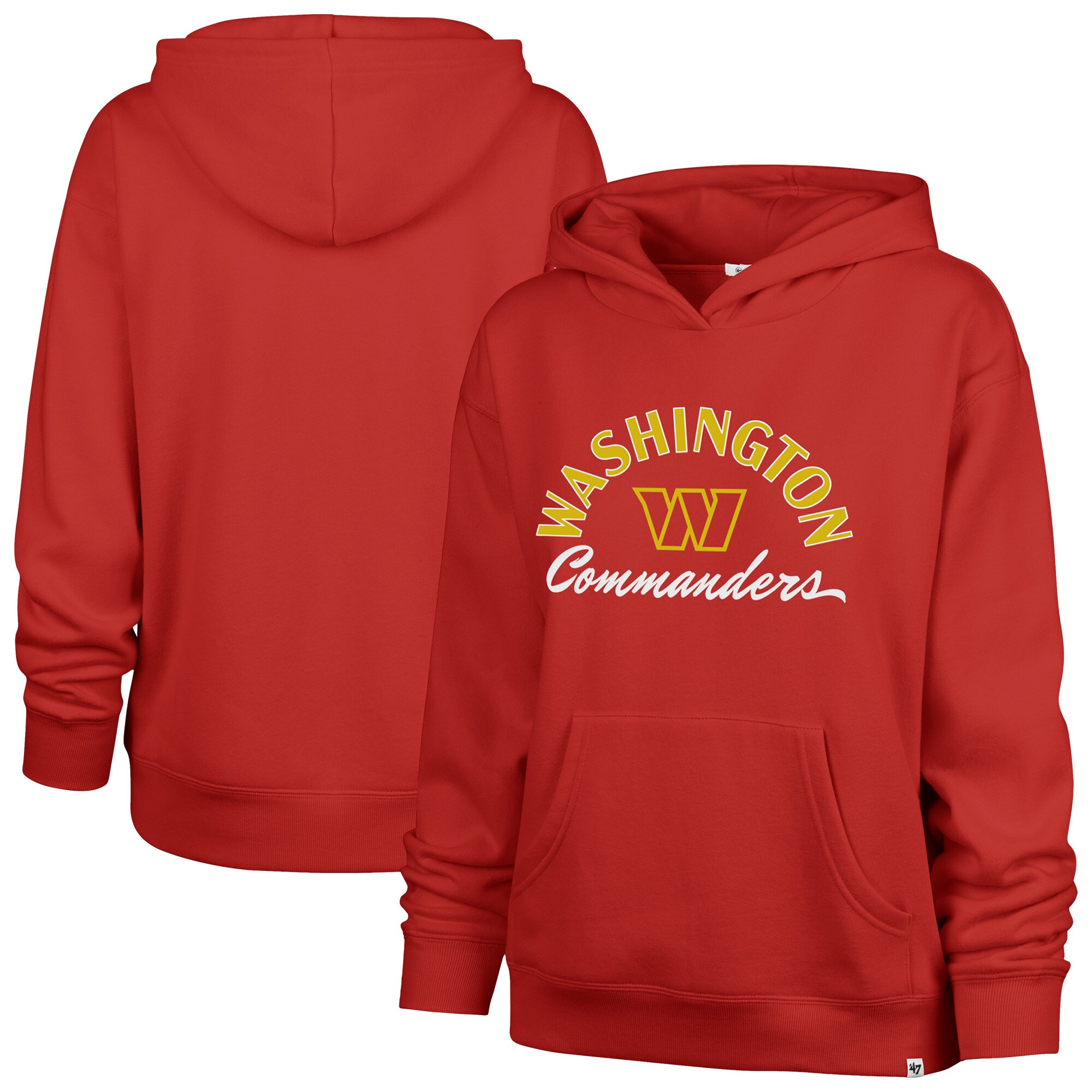 【公式グッズ】NFL コマンダーズ プルオーバー パーカー '47/フォーティーセブン レディース レッド (NFL Womens Whirlwind Naomi Hoodie - R)|Fanatics公式ストア 店