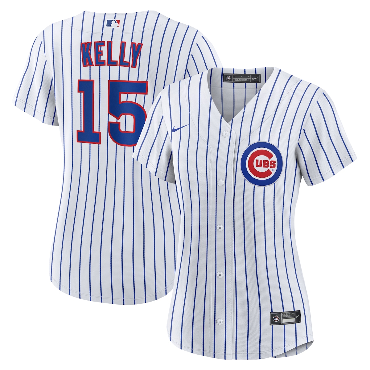【公式グッズ】MLB カブス カーソン・ケリー ホーム ユニフォーム （レプリカ） Nike/ナイキ レディース ホワイト (Women's Nike 1.0 Replica Player Jersey)
